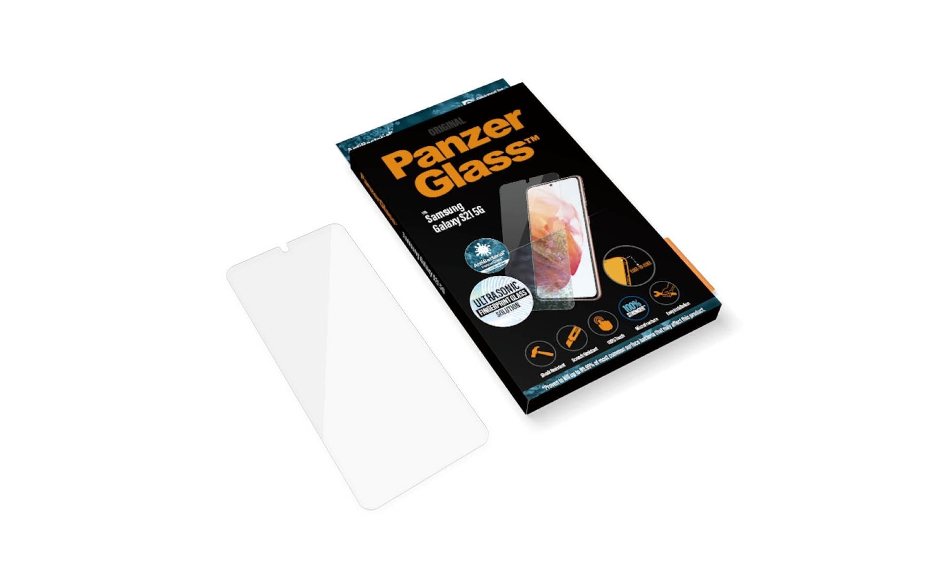 PanzerGlass Displayschutz (Panzerglas), Case Friendly – für Galaxy S21 5G