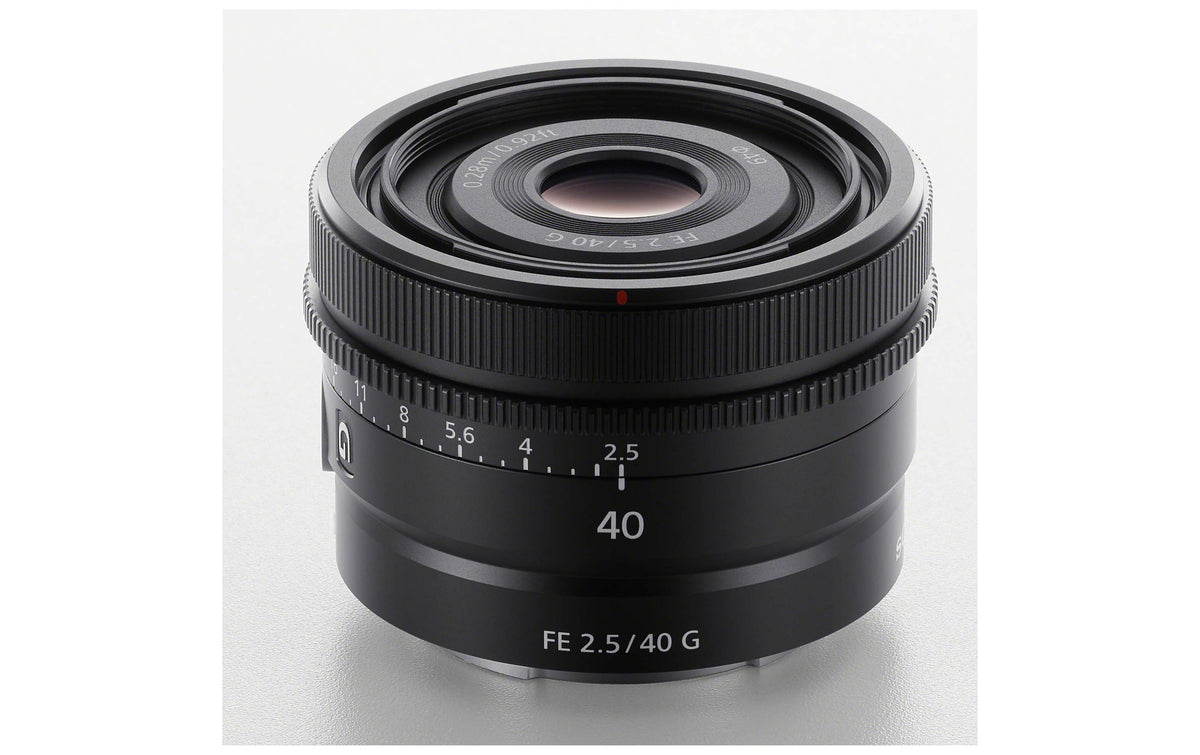 Sony FE 40 mm F2.5 G Objektiv – 40 mm f/2.5 – für Sony E-Mount (Vollformat)