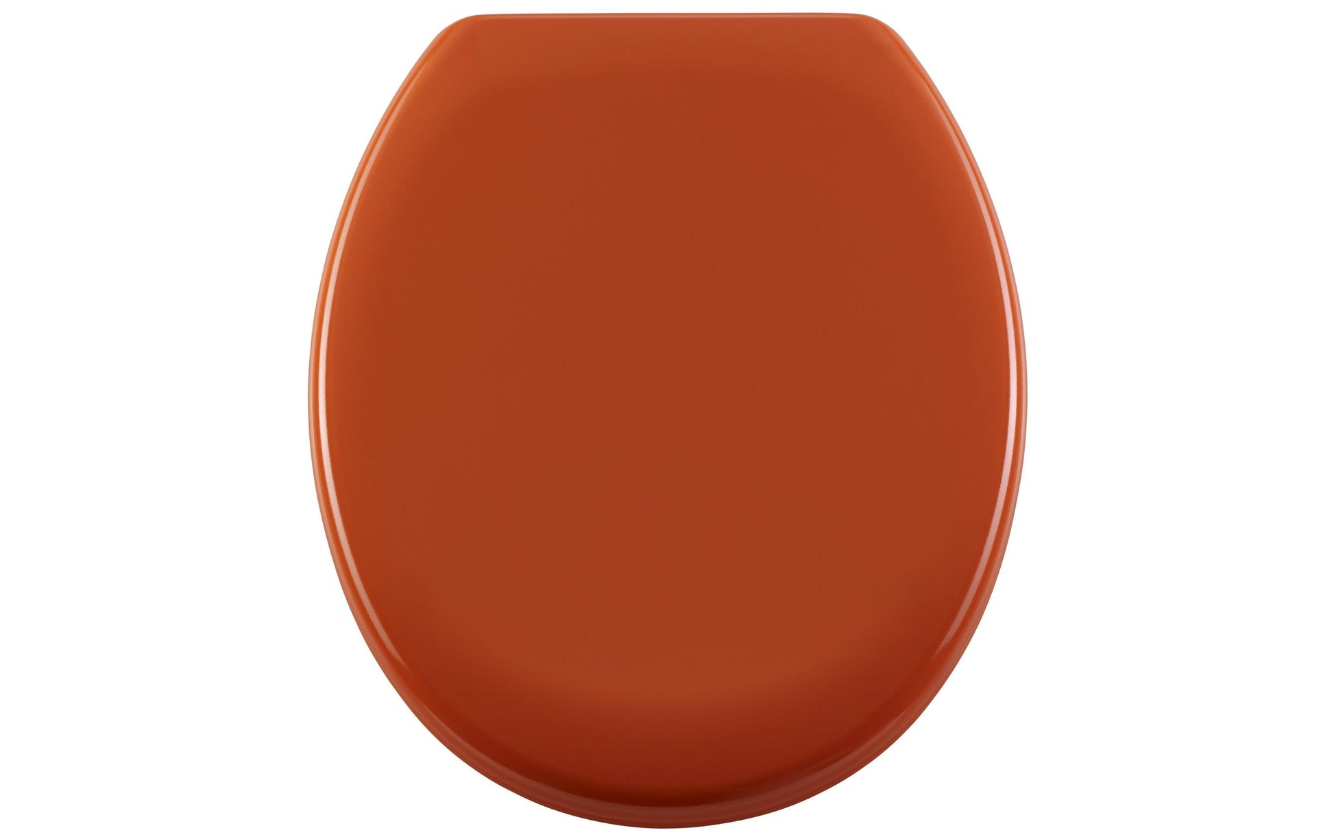 Diaqua Toilettensitz – Duroplast, Orange, mit Deckel, Absenkautomatik, 37,5 × 44 cm