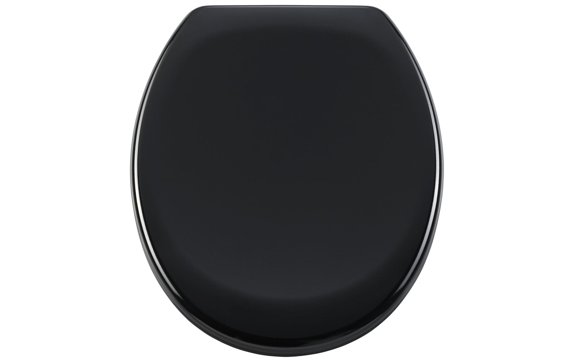 Diaqua Barbana – Toilettensitz – Duroplast, Schwarz, mit Deckel, Absenkautomatik, 37,5 × 44 cm