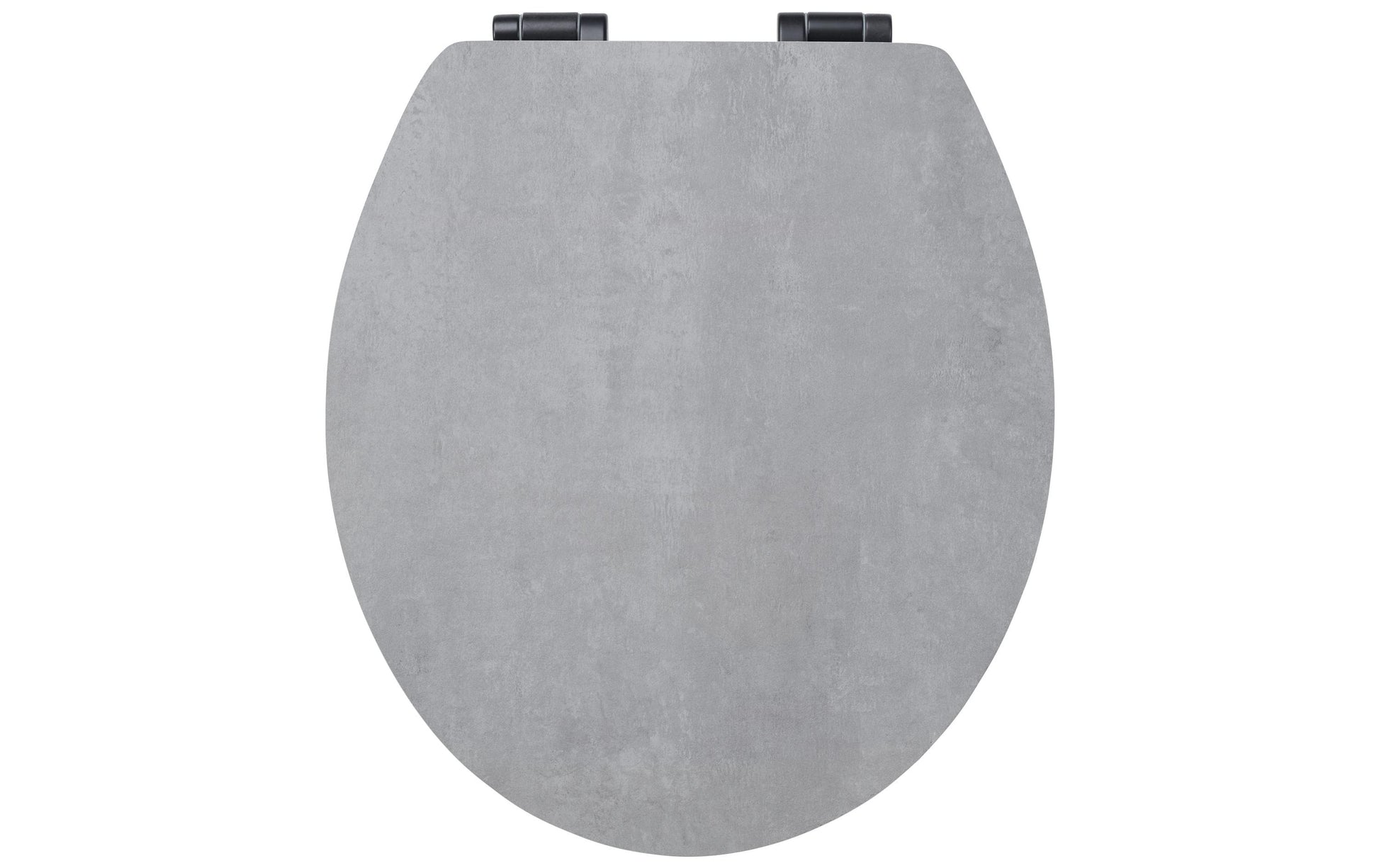 Diaqua Troyes – WC-Sitz – MDF-Platten (FSC), grau, mit Deckel, Soft-Close, 39 × 44,9 cm