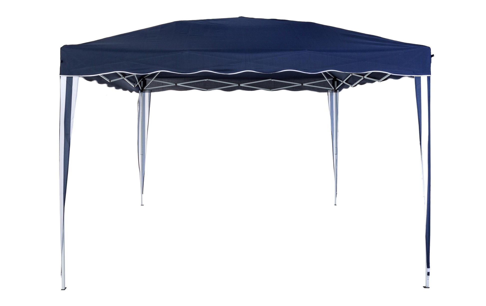 Cocon Pavillon 3 × 3 m – 260 cm hoch, blau/weiss, spritzwasserdicht, für Aussenbereich