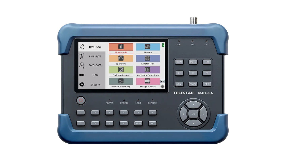Telestar SATPLUS 5 – Satellitenantennen-Konverter – Schwarz/Blau, 230 V