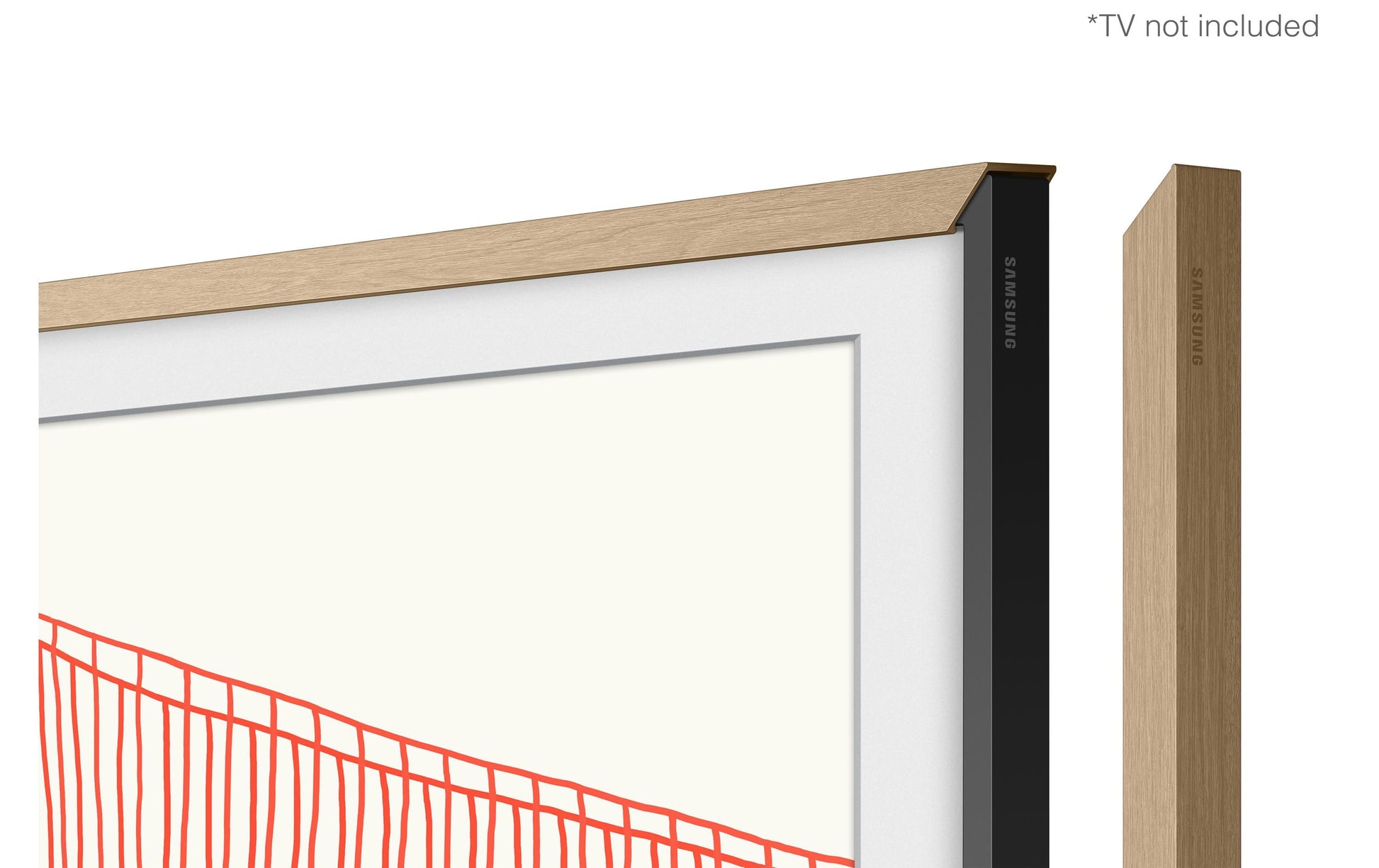 Samsung VG-SCFA43TKBXC – Rahmen für The Frame 5.0 (2021) (LS03A), 43", Hellbraun
