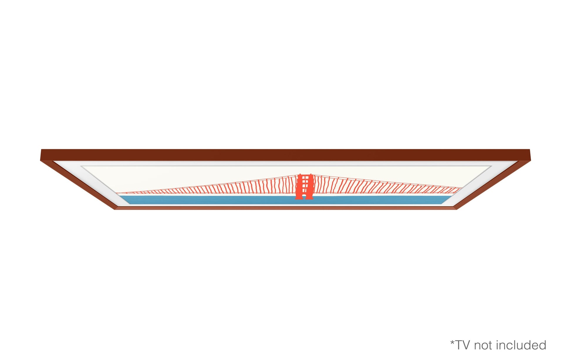 Samsung VG-SCFA65TRCXC – LED-Wandrahmen, für The Frame 5.0 (2021) (LS03A), 65", Terrakotta