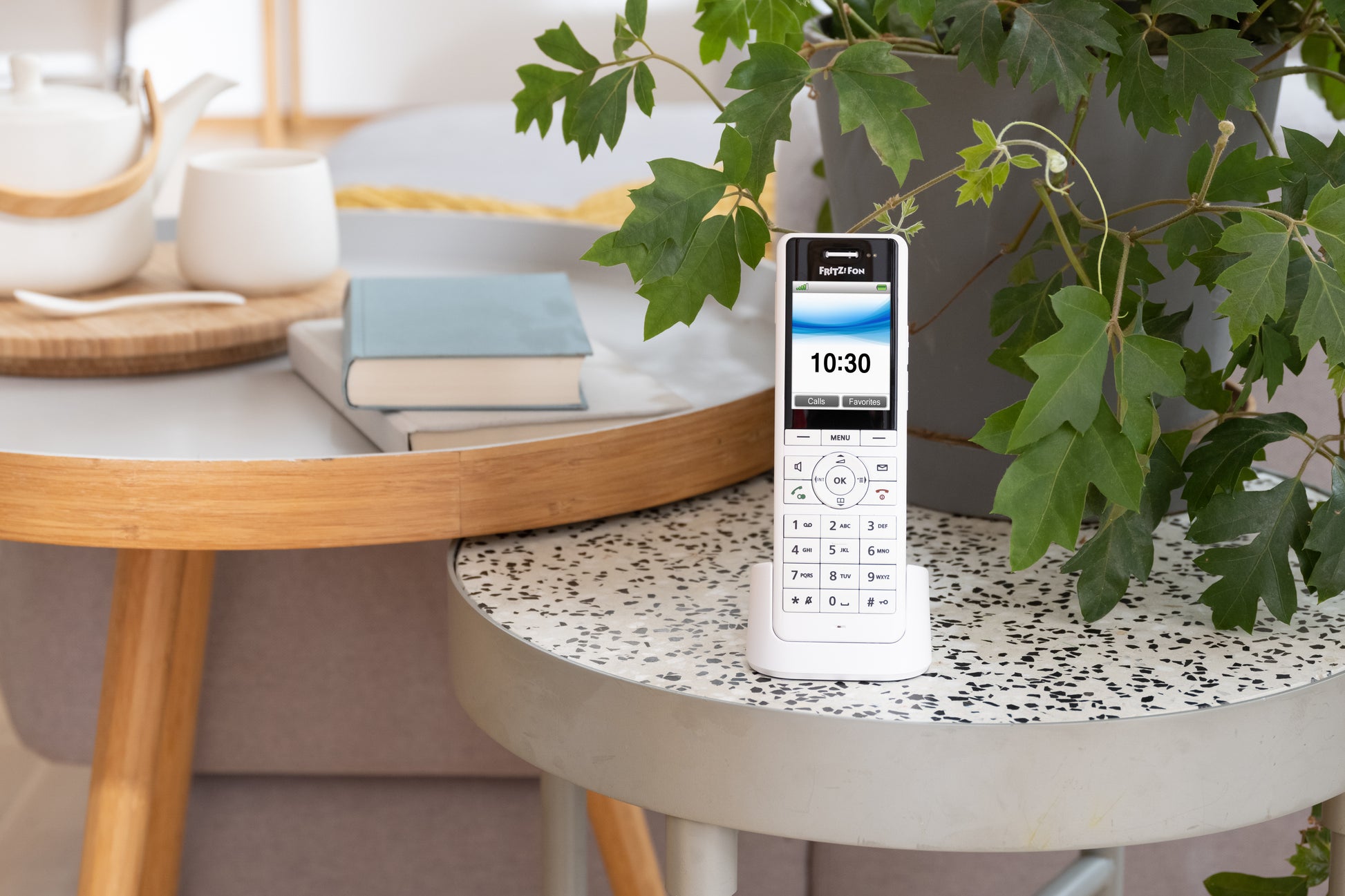 FRITZ! AVM FritzFon X6 – DECT-Telefon, nur Mobilteil, mit Anrufbeantworter, für FRITZBox/DECT-Basisstation, weiss