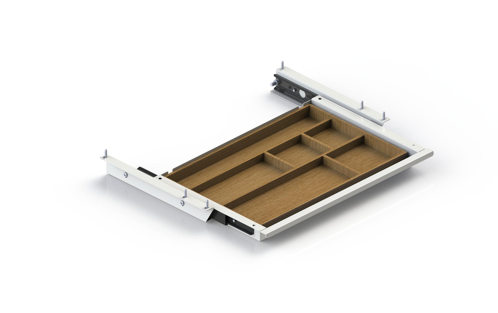 Actiforce Materialschublade SN FA-SLS-FG0139-29 – Weiss, Aluminium, Holz