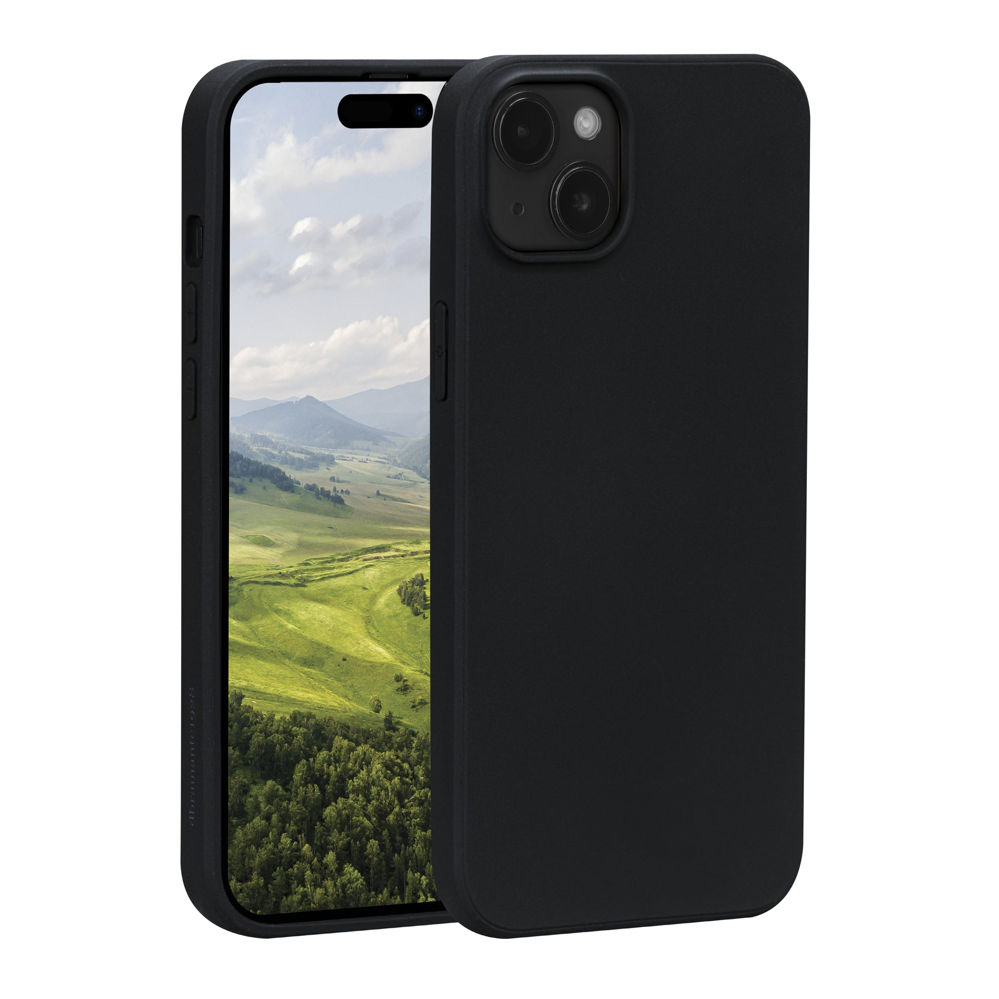dbramante1928 Backcover – für Apple iPhone 15 Plus – schwarz – Recycling-Kunststoff