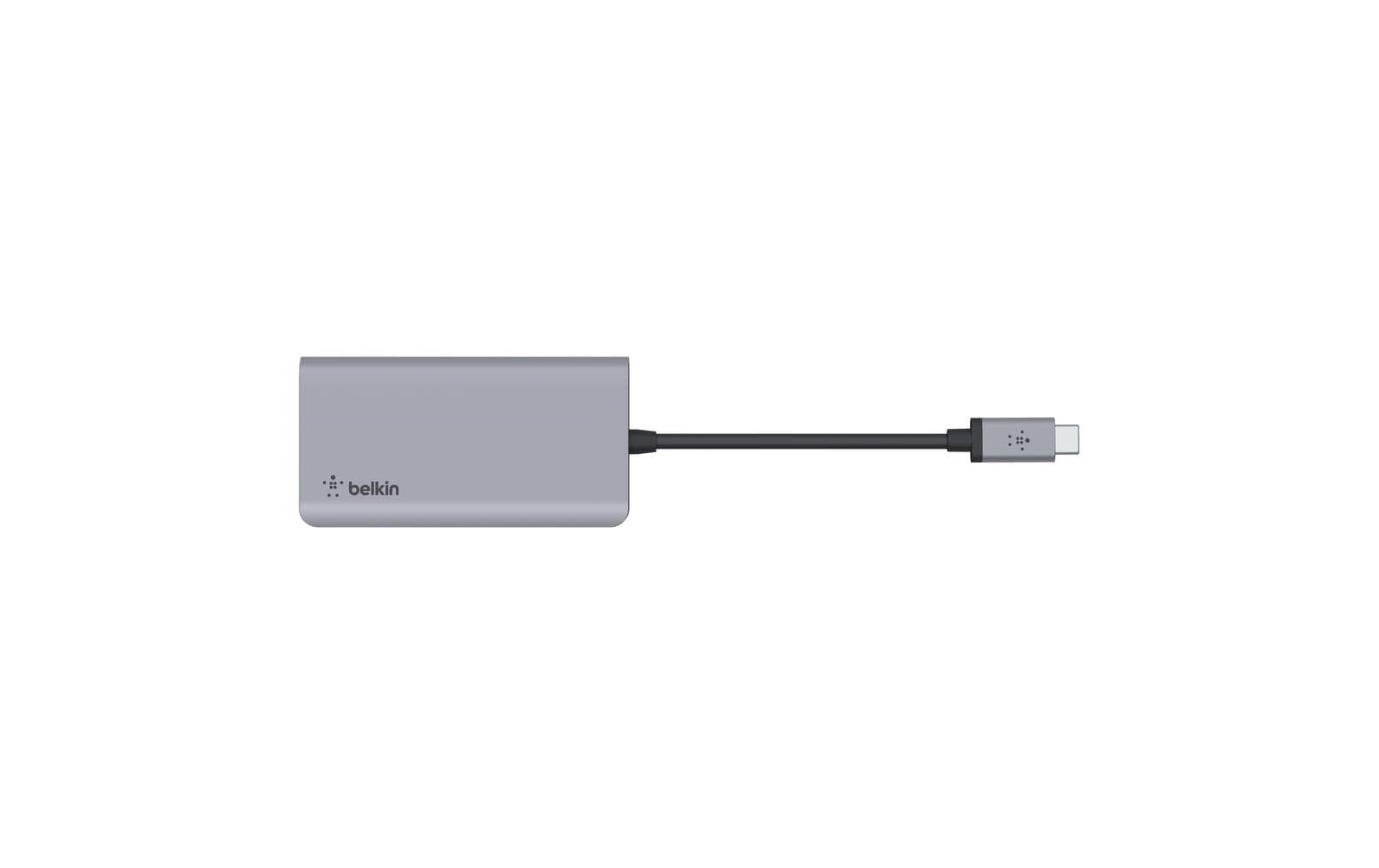 Belkin AVC006btSGY Multiport-Adapter – USB-C, 1× HDMI, 2× USB-A, 100 W PD
