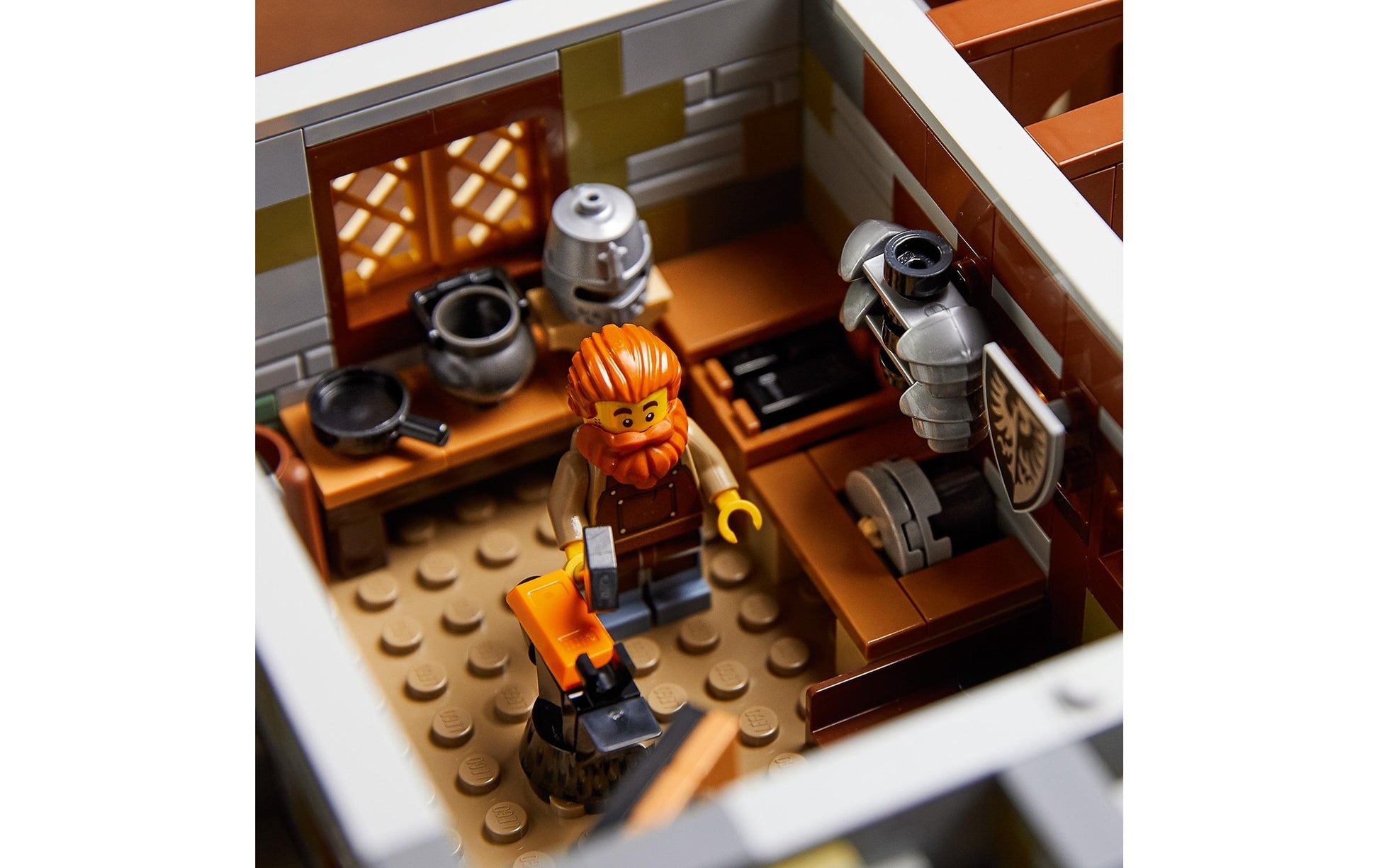 LEGO Ideas Mittelalterliche Schmiede 3D-Puzzle – 2164 Teile – ab 18 Jahren
