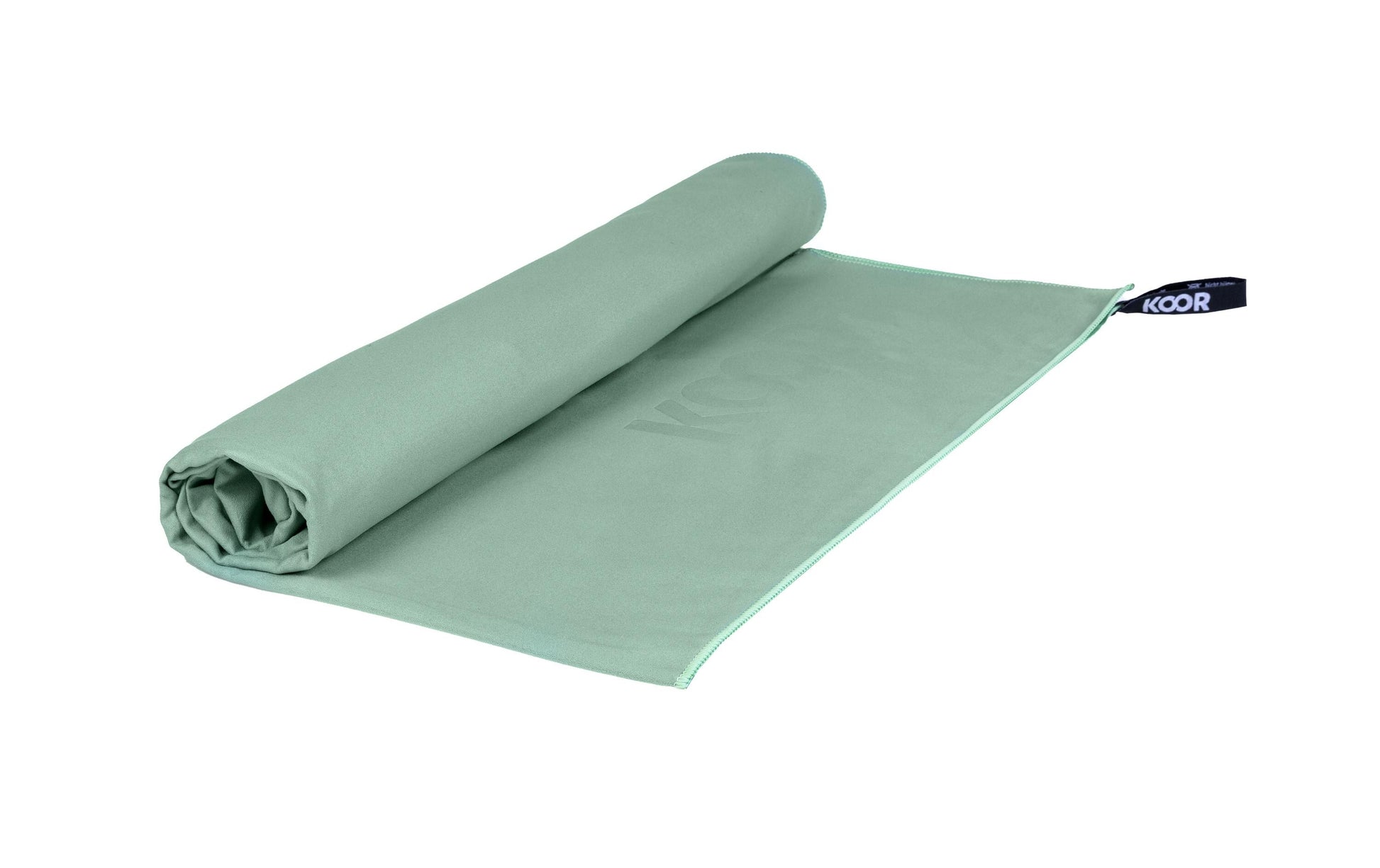 KOOR Badetuch Silva – 110×180 cm, 80% Polyester/20% Polyamid, Grün