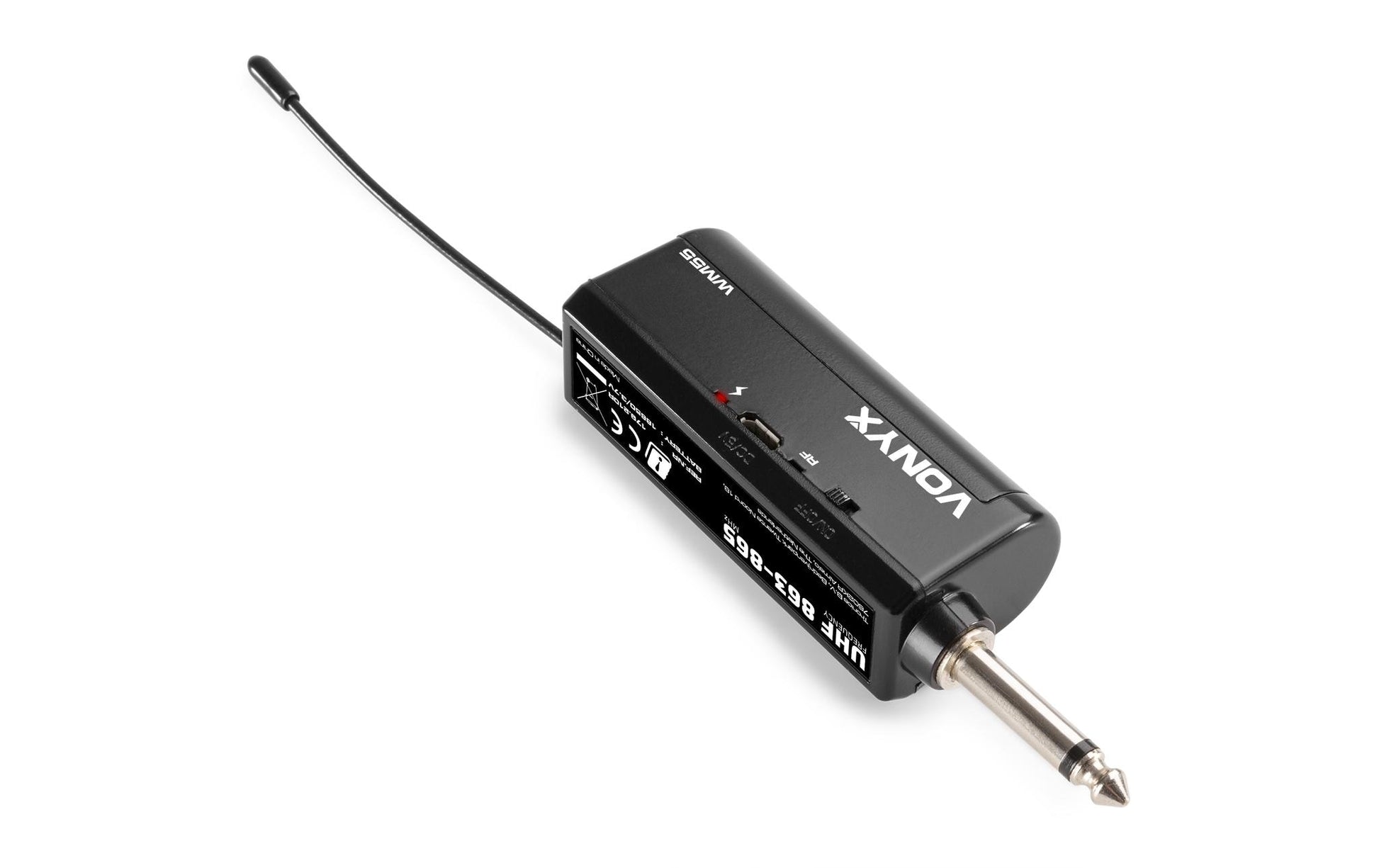 Vonyx WM55 Studio-Mikrofon – 6,35 mm Klinke, Kabellos, Niere, 40–18'000 Hz, Schwarz/Grau