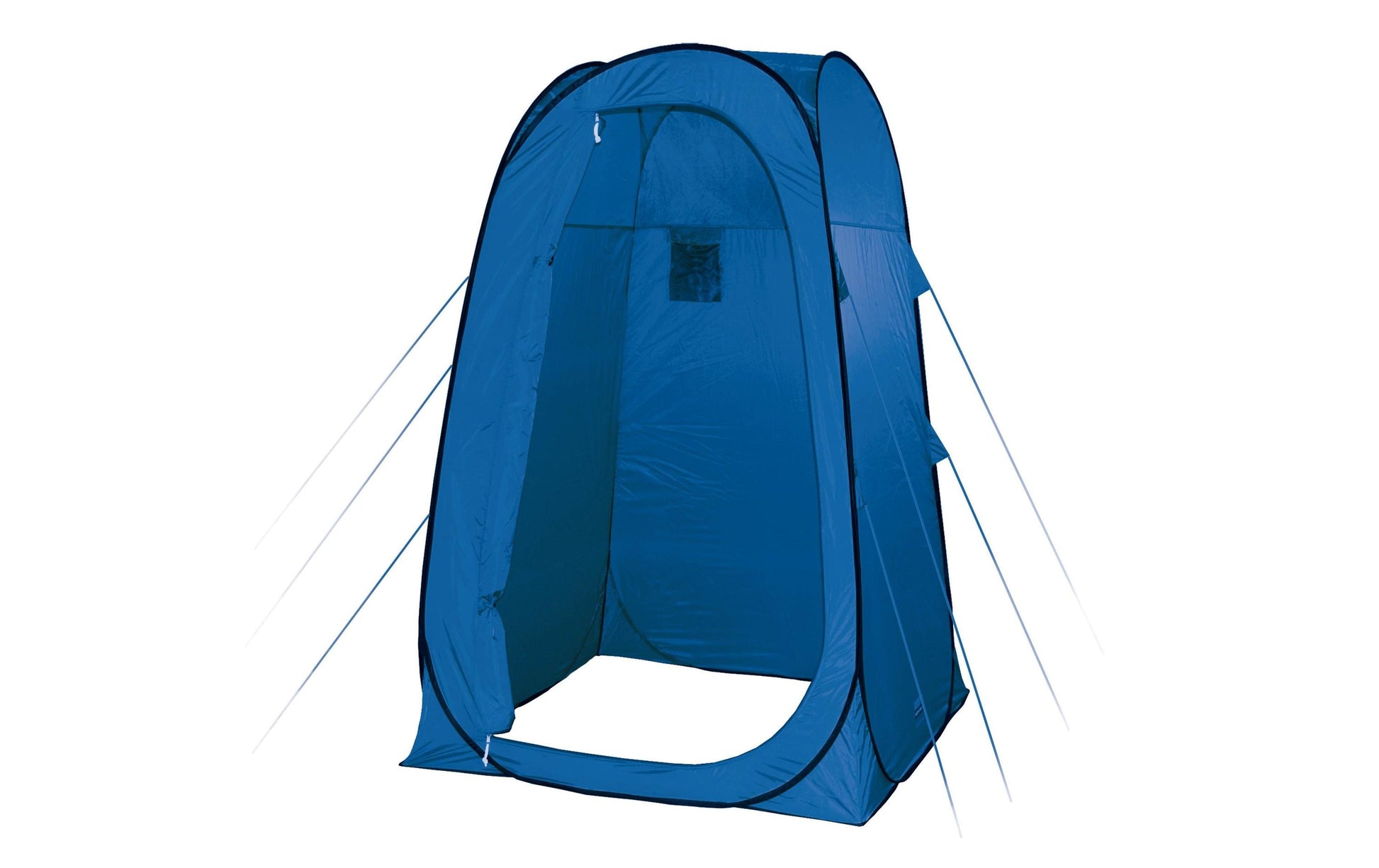 High Peak Tunnelzelt – Pop-Up, Wassersäule 1200 mm – 1 Person, 1250×1900×1250 mm – Blau, Polyester – Rimini
