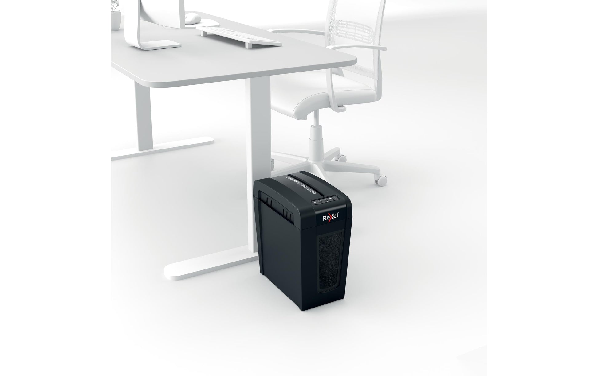 Rexel Secure X8-SL Slimline – Aktenvernichter, DIN P-4, Partikelschnitt 4 × 40 mm, 8 Blatt, 14 l, A4
