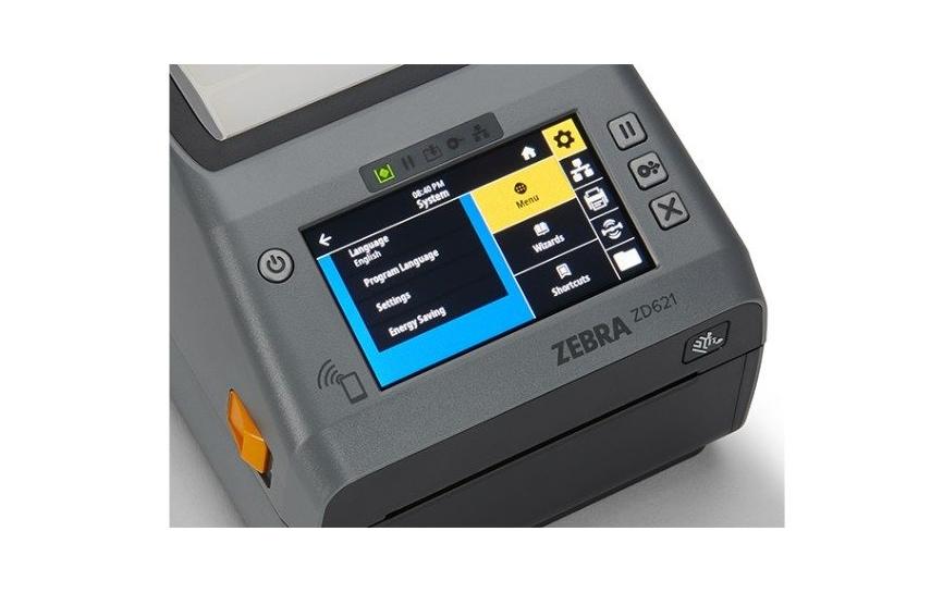 Zebra ZD621 – Etikettendrucker, Thermotransfer, USB, 203 dpi, 203 mm/s, für Etiketten bis 104 mm