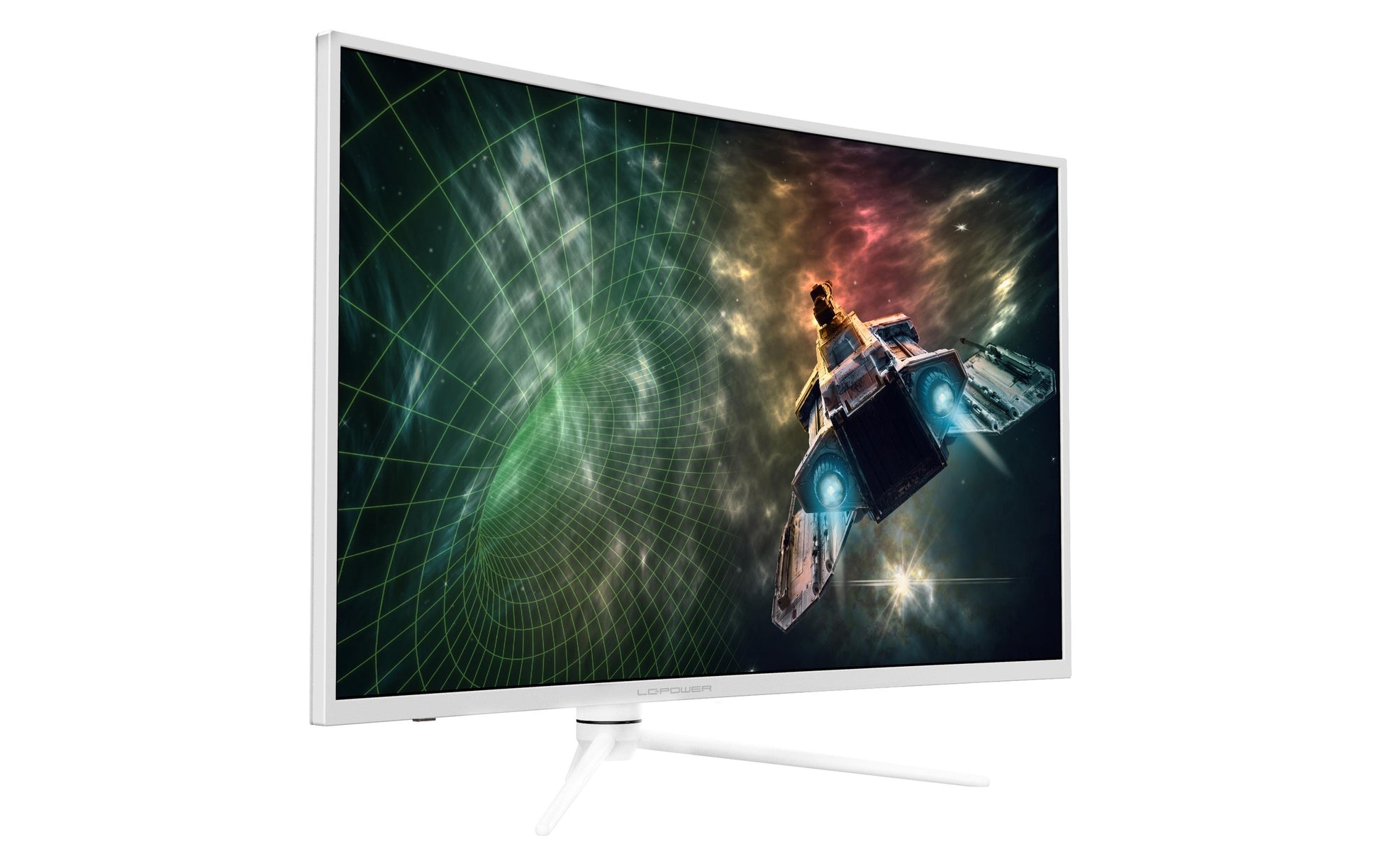 LC-Power LC-M39-QHD-165-C – Monitor, 38,5", VA, 165 Hz, 350 cd/m², Gebogen, FreeSync, VESA 100 × 100, Weiss
