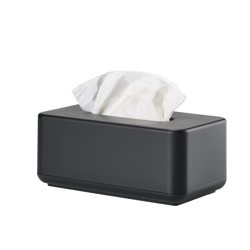 Zone Denmark Kosmetiktuchbox Ume – ABS, 14×25,6×10,7 cm, Schwarz