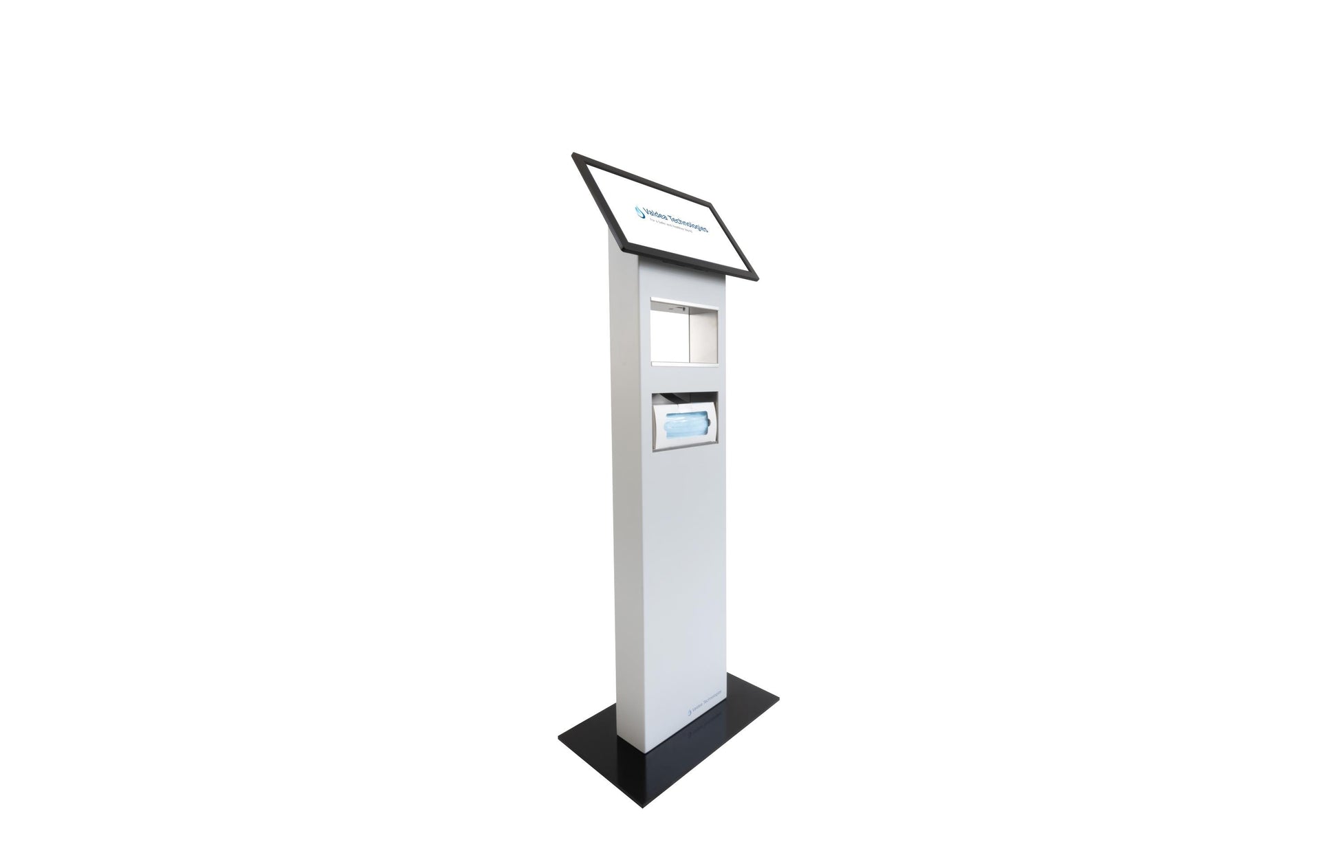 Valdea technologies Automatischer Desinfektionsmittelständer – Stand – 130 cm, 50×30 cm, Grau