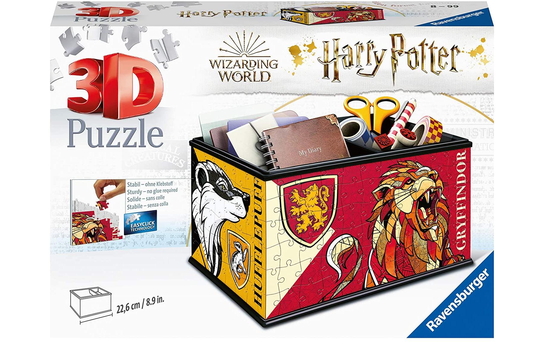 Ravensburger 3D Puzzle Harry Potter – 216 Teile – 22,6 × 13,5 × 15,5 cm – ab 8 J.