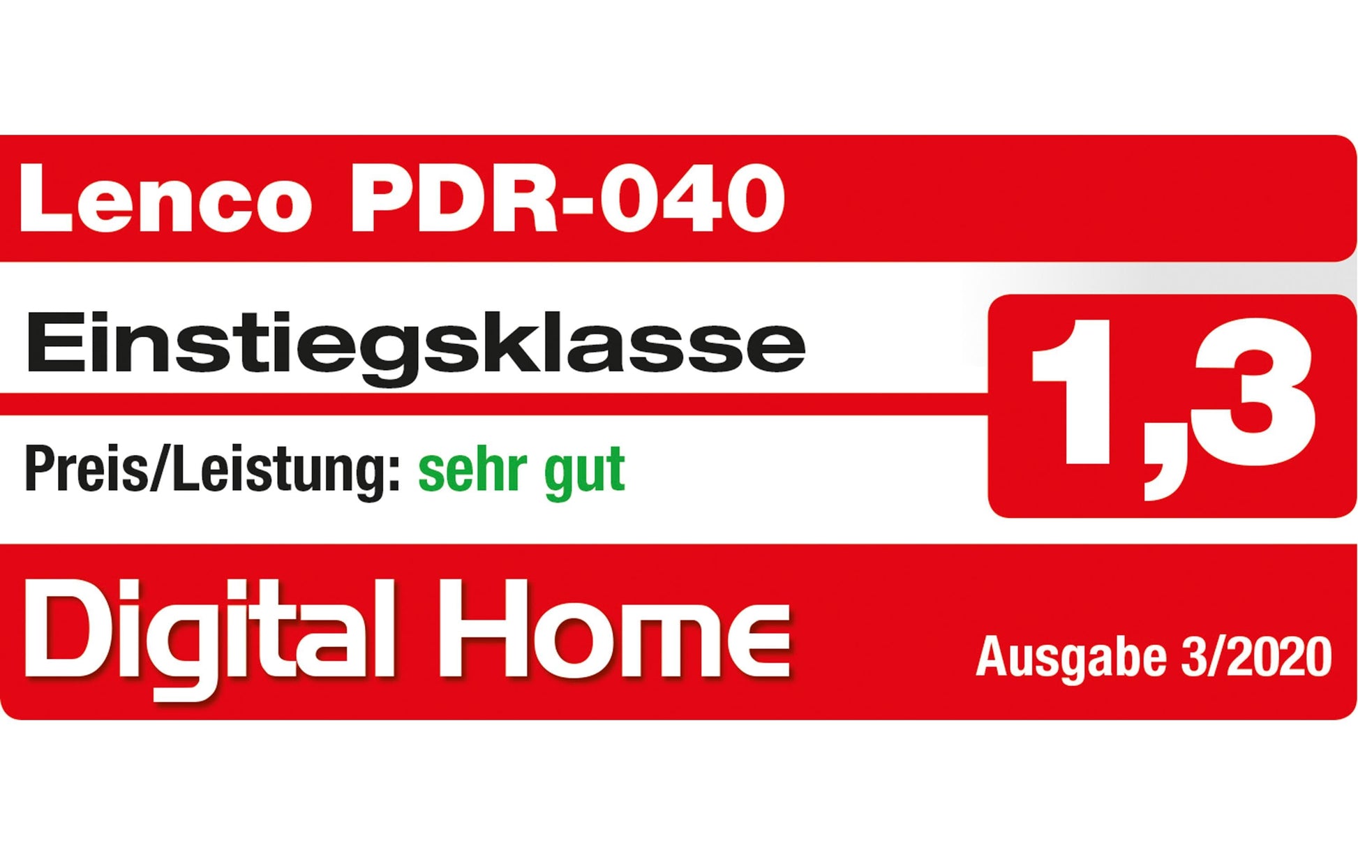 Lenco PDR-040 – DAB-/Internetradio – Portabel – DAB+, UKW, Internetradio, Bluetooth, Akkubetrieb – Weiss