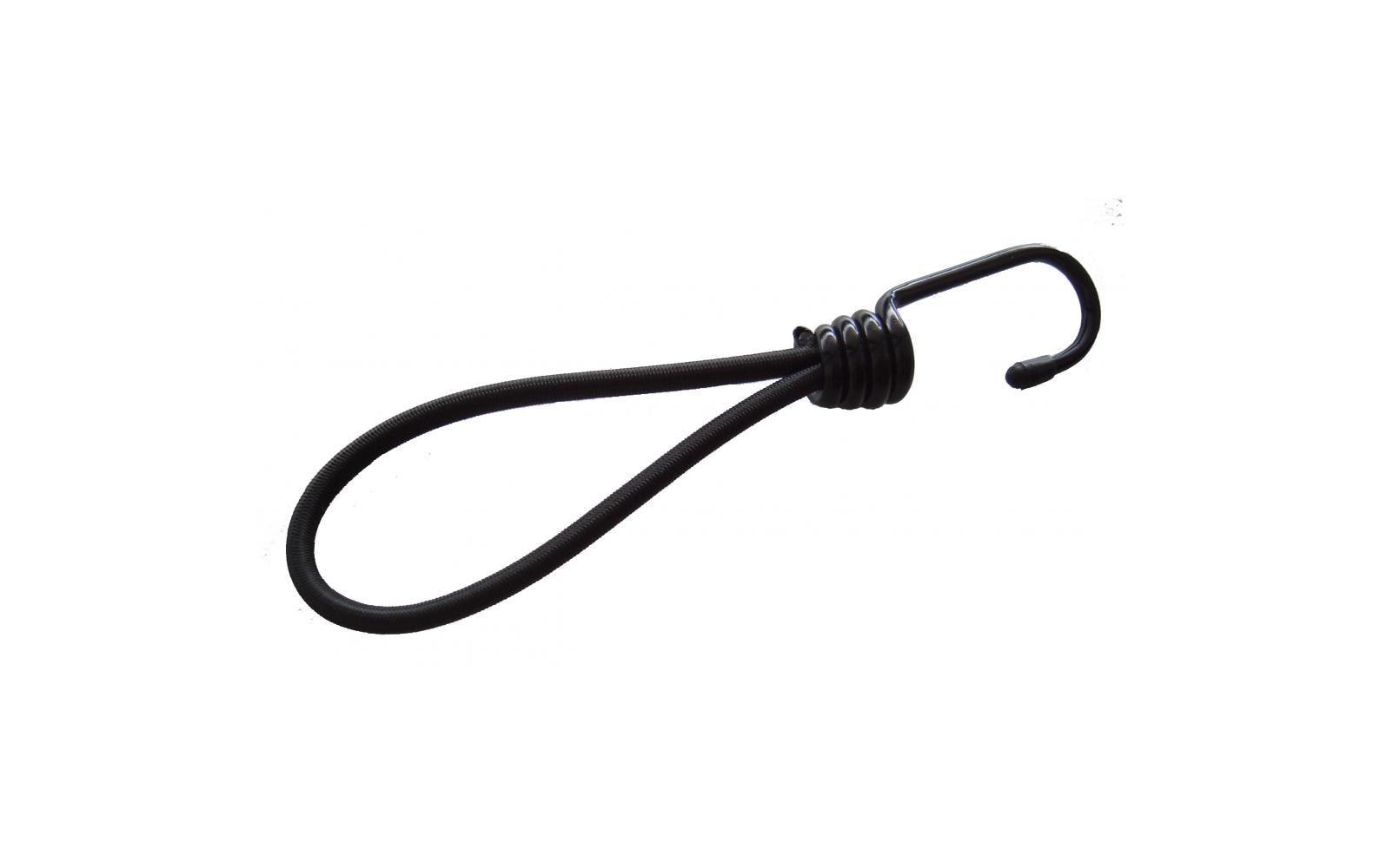 Zurrfix Haken mit Gummizugband 130 × 9 mm, schwarz, für LKW