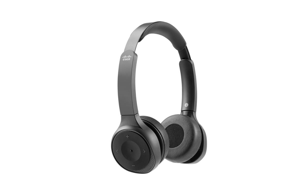 Cisco 730 – Duo On-Ear Headset – USB-A (Wireless), inkl. Stand – carbon