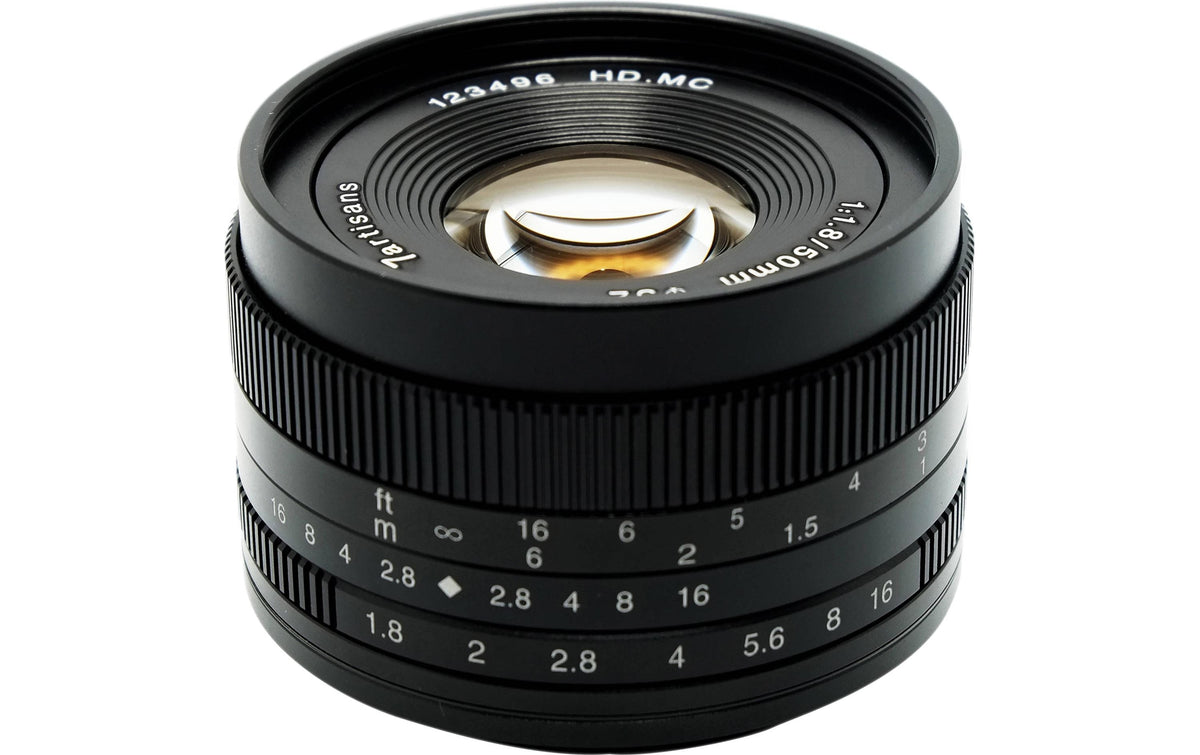 7Artisans A701B Objektiv – 50 mm f/1.8 – für Sony E