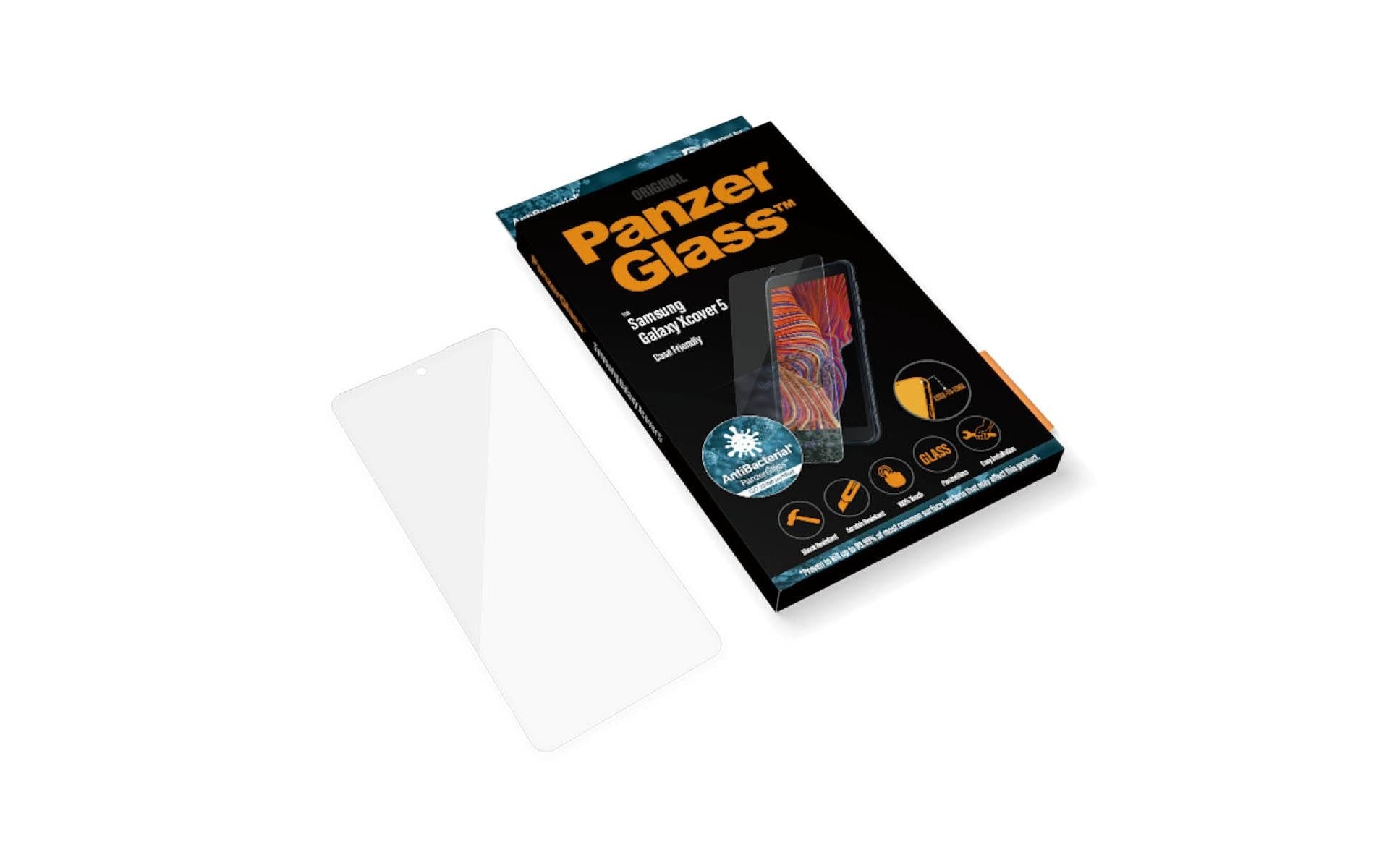 PanzerGlass Displayschutz (Panzerglas), Case Friendly – für Galaxy Xcover 5