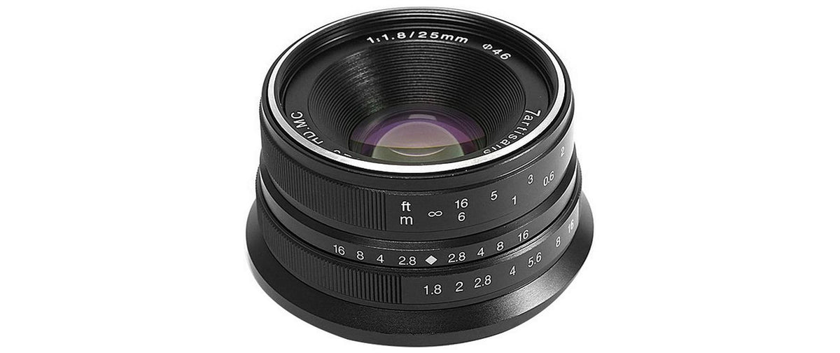 7Artisans 25 mm f/1.8 Objektiv – APS-C, manuell, 46 mm Filter – für Sony E-Mount