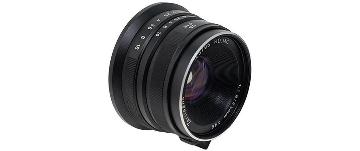 7Artisans 25 mm f/1.8 Objektiv – APS-C, manuell, 46 mm Filter – für Sony E-Mount