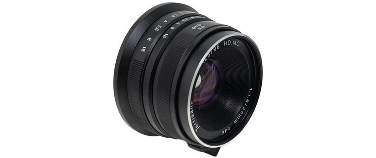 7Artisans 25 mm f/1.8 Objektiv – Fujifilm X-Mount – APS-C, 46 mm Filter