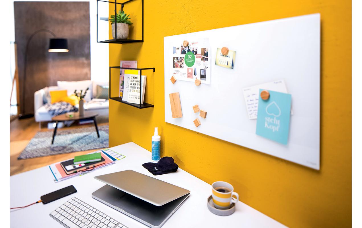Sigel Whiteboard – 12 × 78 cm, Glas, magnetisch, Wandmontage