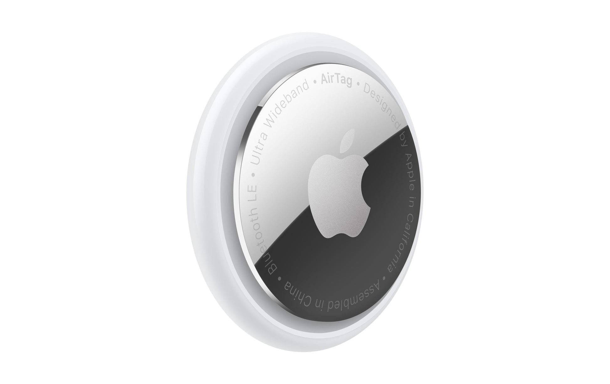 Apple Bluetooth-Tracker AirTag – für Apple Find My-App, 31,9 × 31,9 × 8 mm, Weiss, 11 g