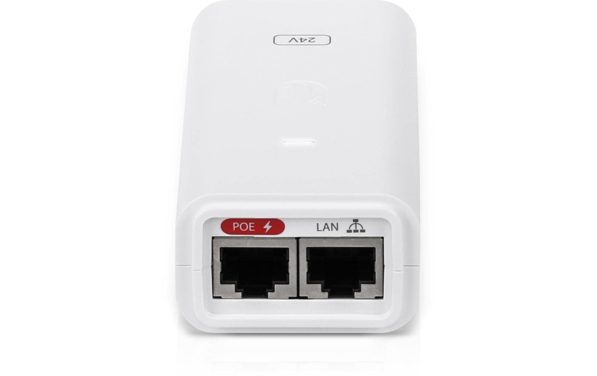 Ubiquiti POE-24-12W-WH PoE-Injektor 12 W – 24 V – RJ-45×2 – für PoE-Geräte – weiss