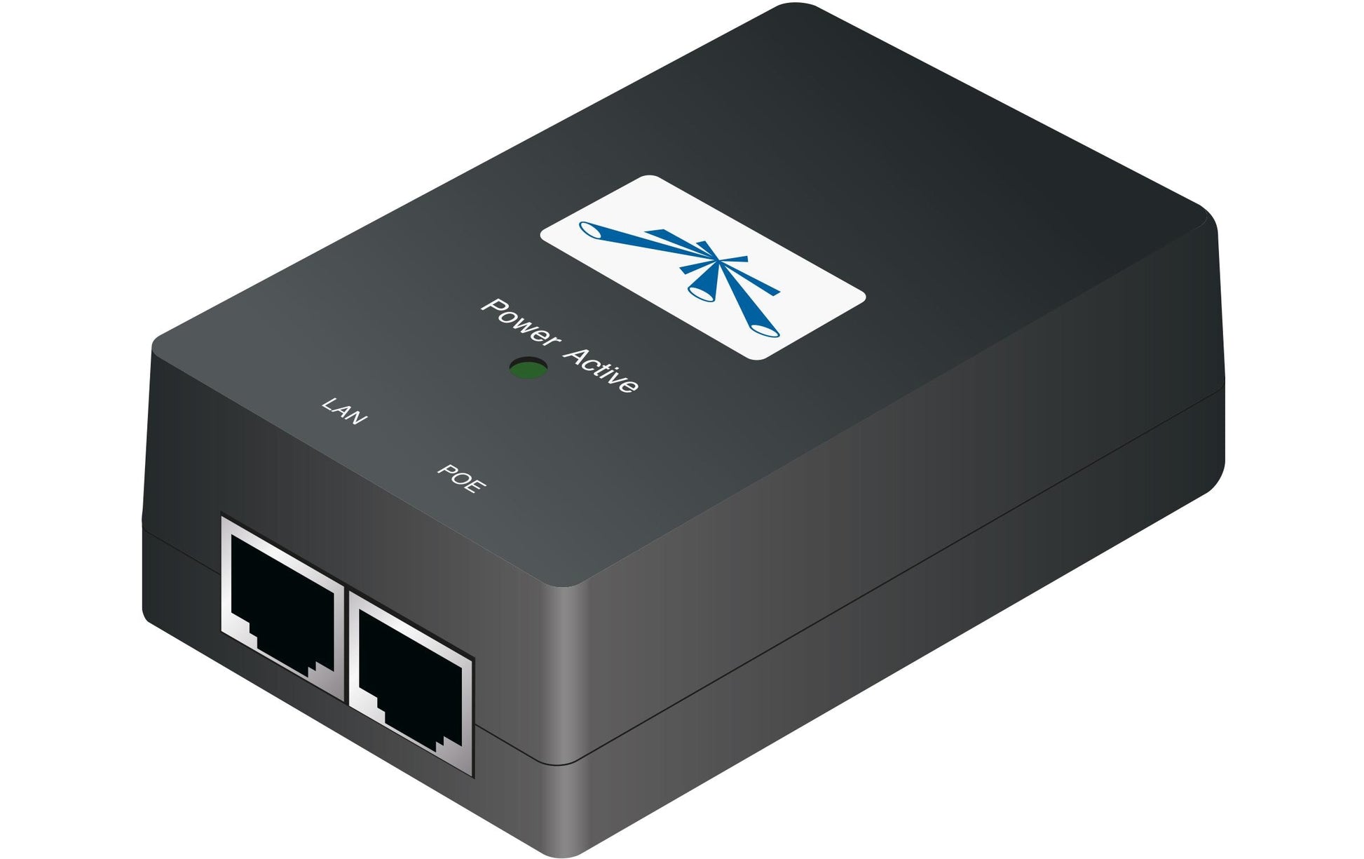 Ubiquiti POE-24-24W-G PoE-Injektor 24 W – 24 V PoE, Gigabit – RJ-45×2 (IN/OUT) – für PoE-Geräte – schwarz