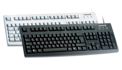 CHERRY G83-6105 – Tastatur, kabelgebunden (USB), DE-Layout (DE), Fullsize (mit Ziffernblock), schwarz