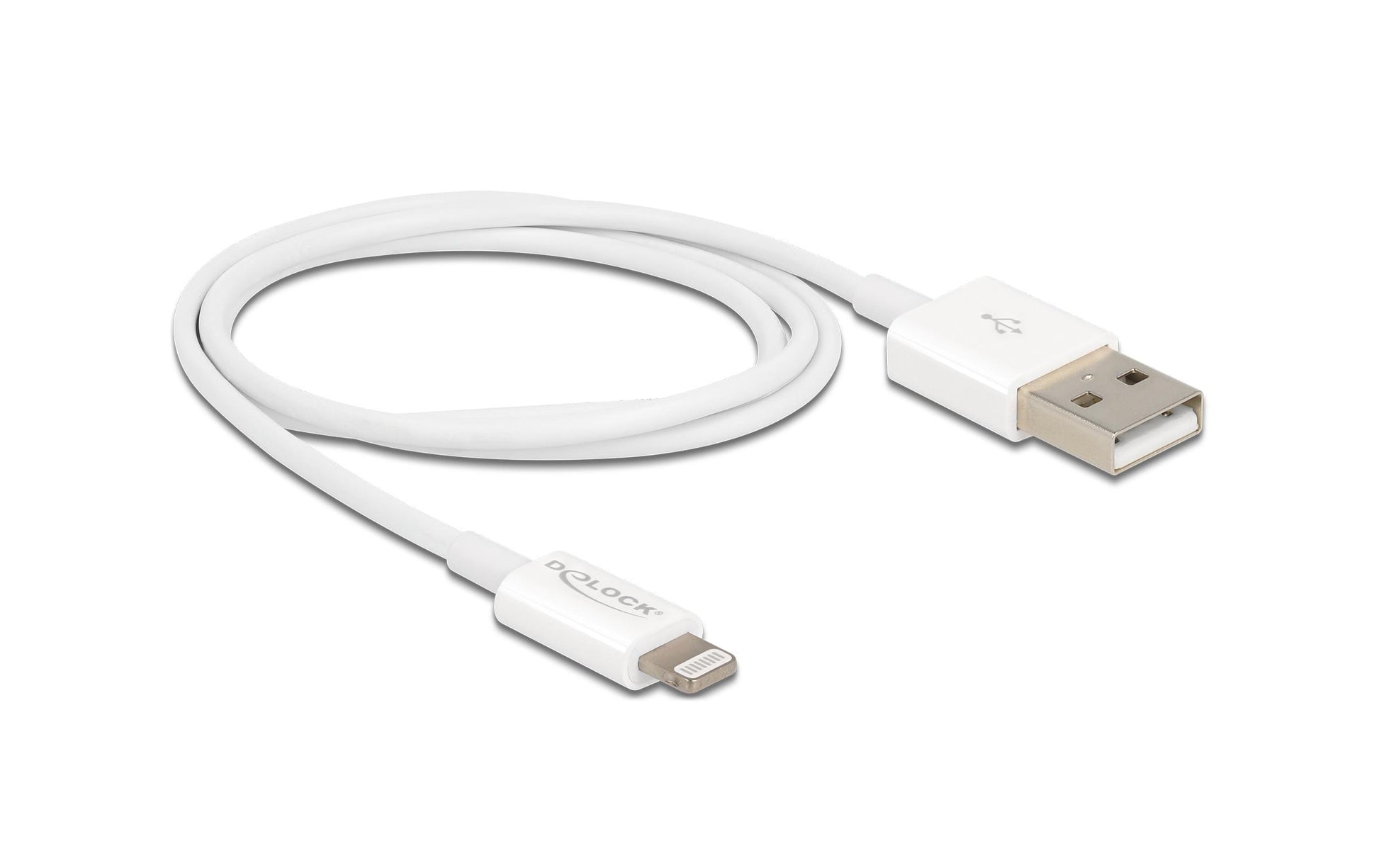 DeLOCK Daten- & Ladekabel – USB-A auf Lightning 0,15 m, MFi zertifiziert – für iPhone/iPad