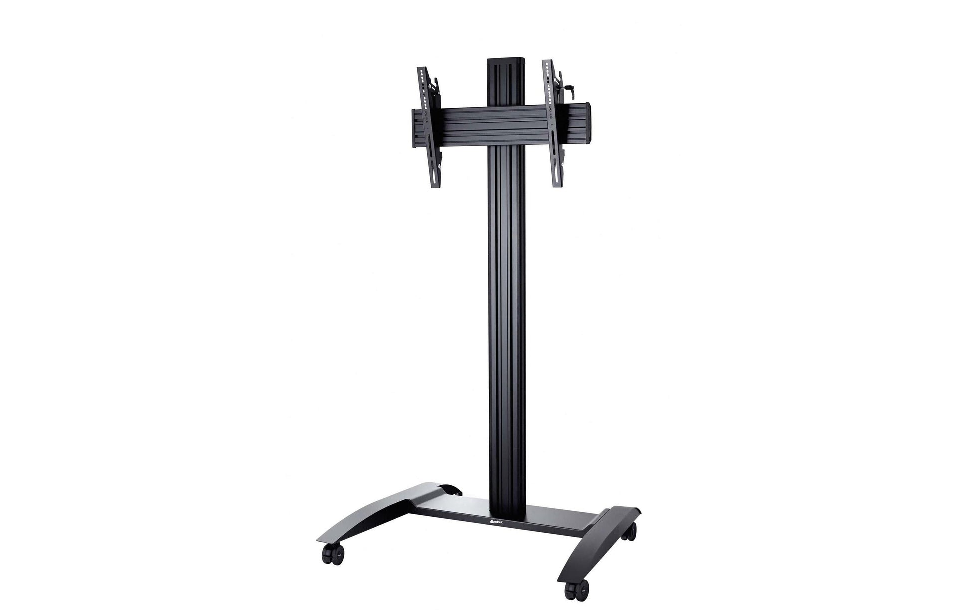 Edbak TRV100 – Trolley, neigbar, für 42–65″, VESA 100×100–600×400, bis 70 kg, höhenverstellbar, schwarz