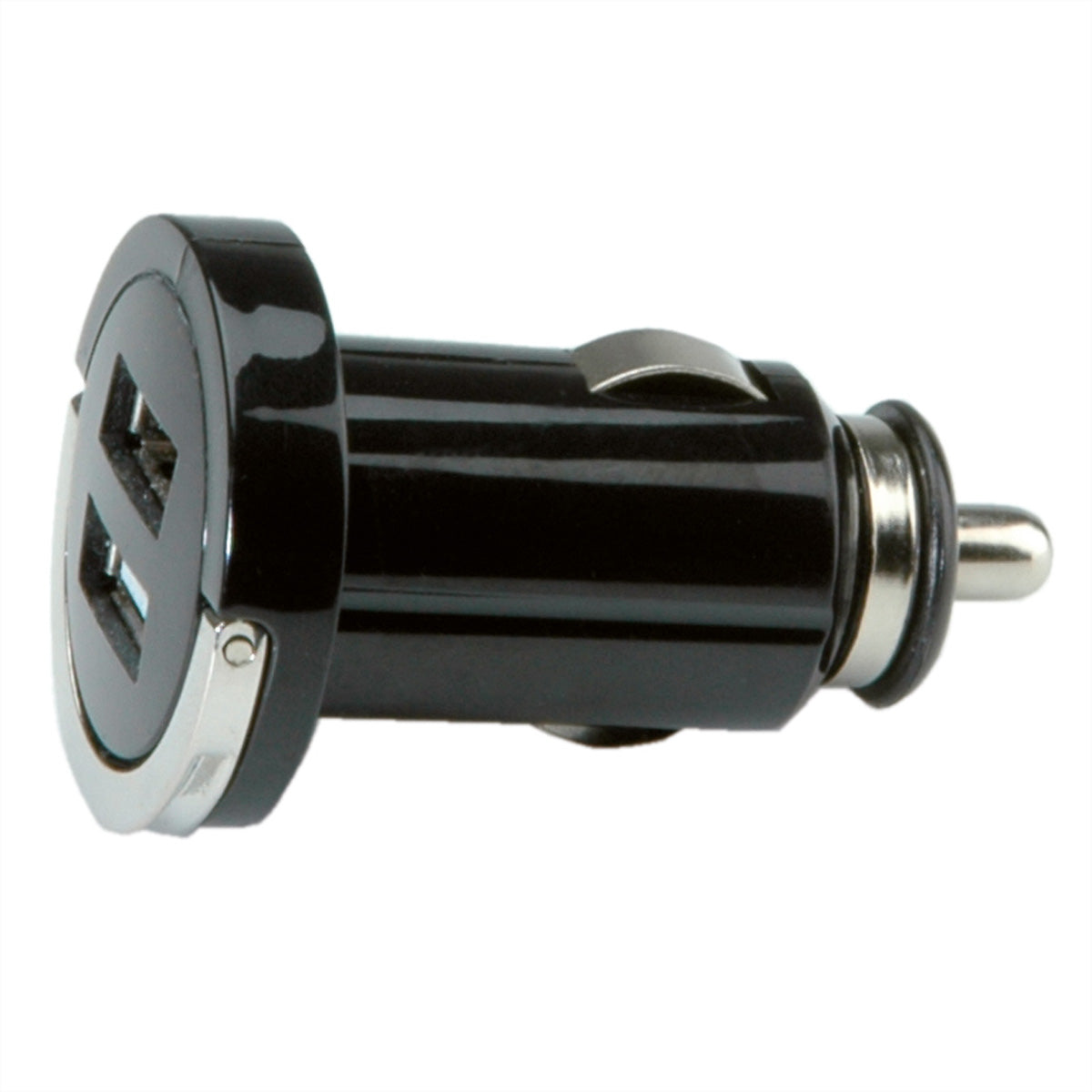 VALUE Auto-Ladegerät 10 W – USB-A×2 – Eingang KFZ-Zigarettenanzünderbuchse, schwarz