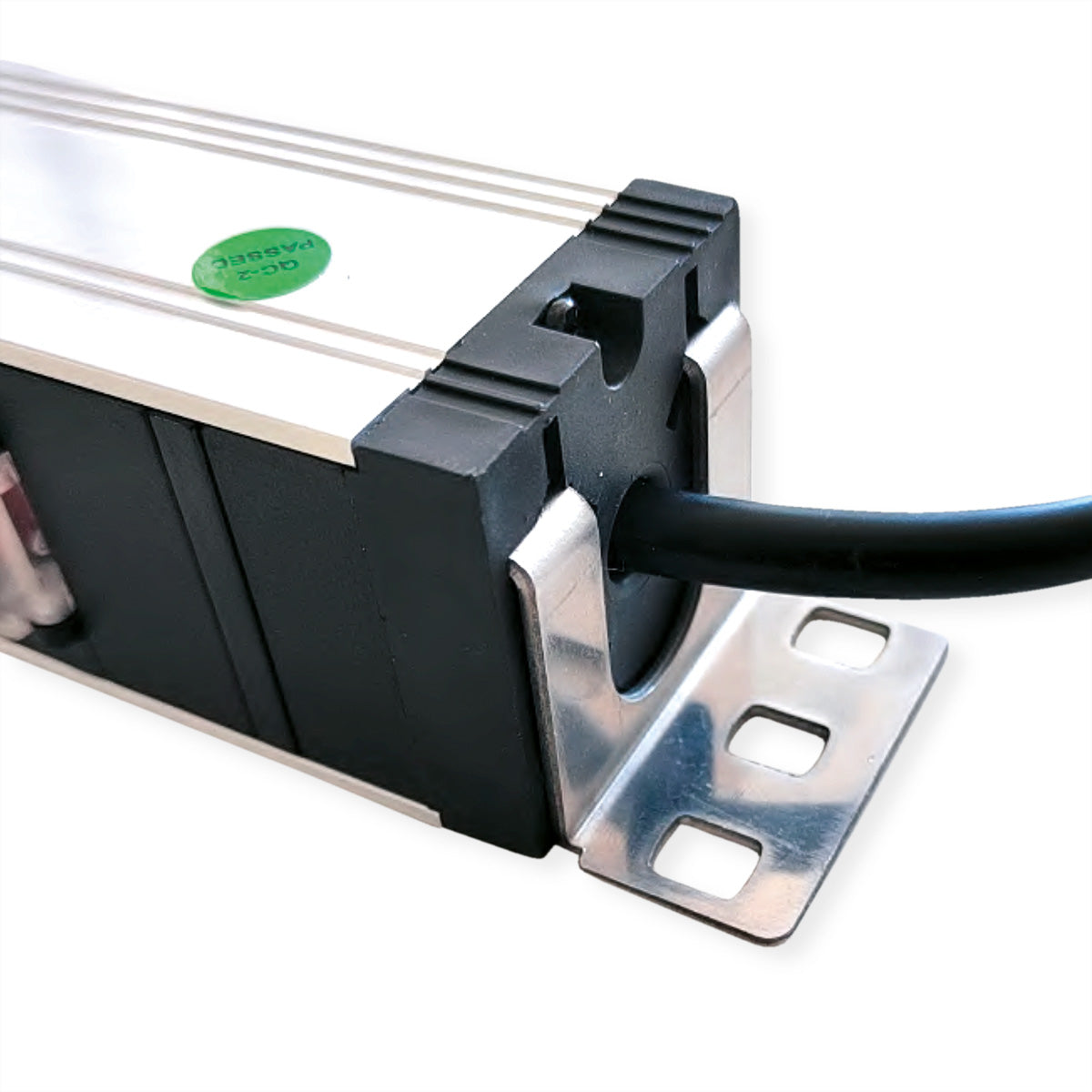 VALUE 19" Steckdosenleiste, 7× Schuko (Typ F), mit Schalter, 1U, 3 m, Stecker CEE 7/7