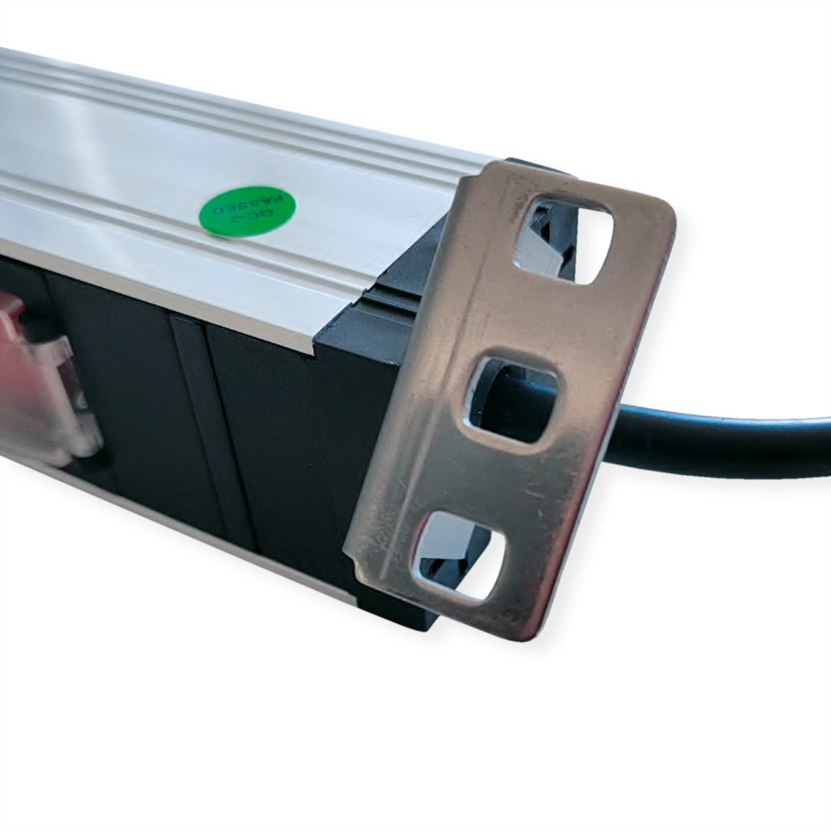 VALUE 19" Steckdosenleiste, 7× Schuko (Typ F), mit Schalter, 1U, 3 m, Stecker CEE 7/7