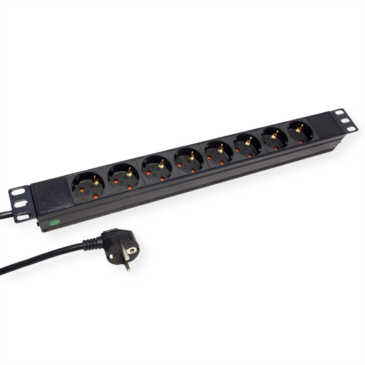 VALUE Rack-PDU – Standard, Rack 1U, 16 A 250 V, 8×Schuko (Typ E/F), CEE 7/7, 2,8 m