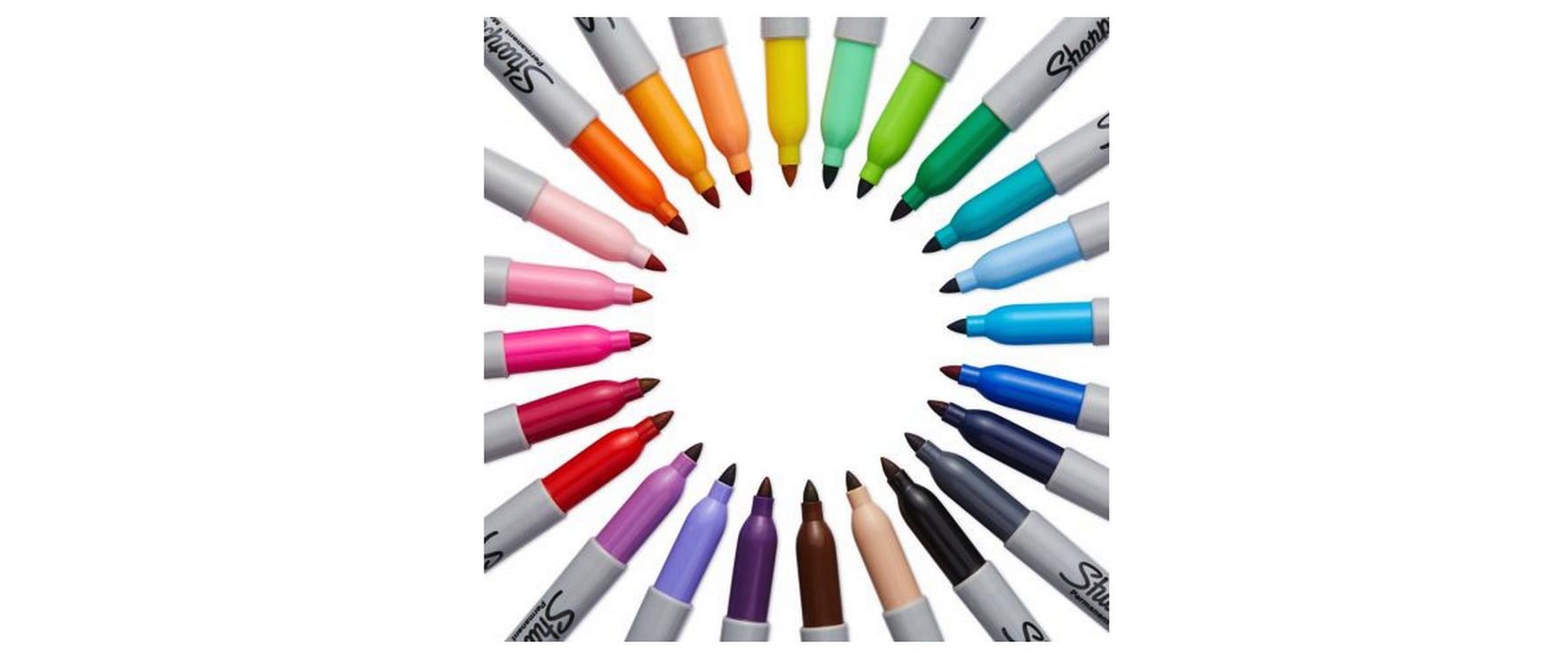 Sharpie Permanent Marker – mehrfarbig, 24er Pack