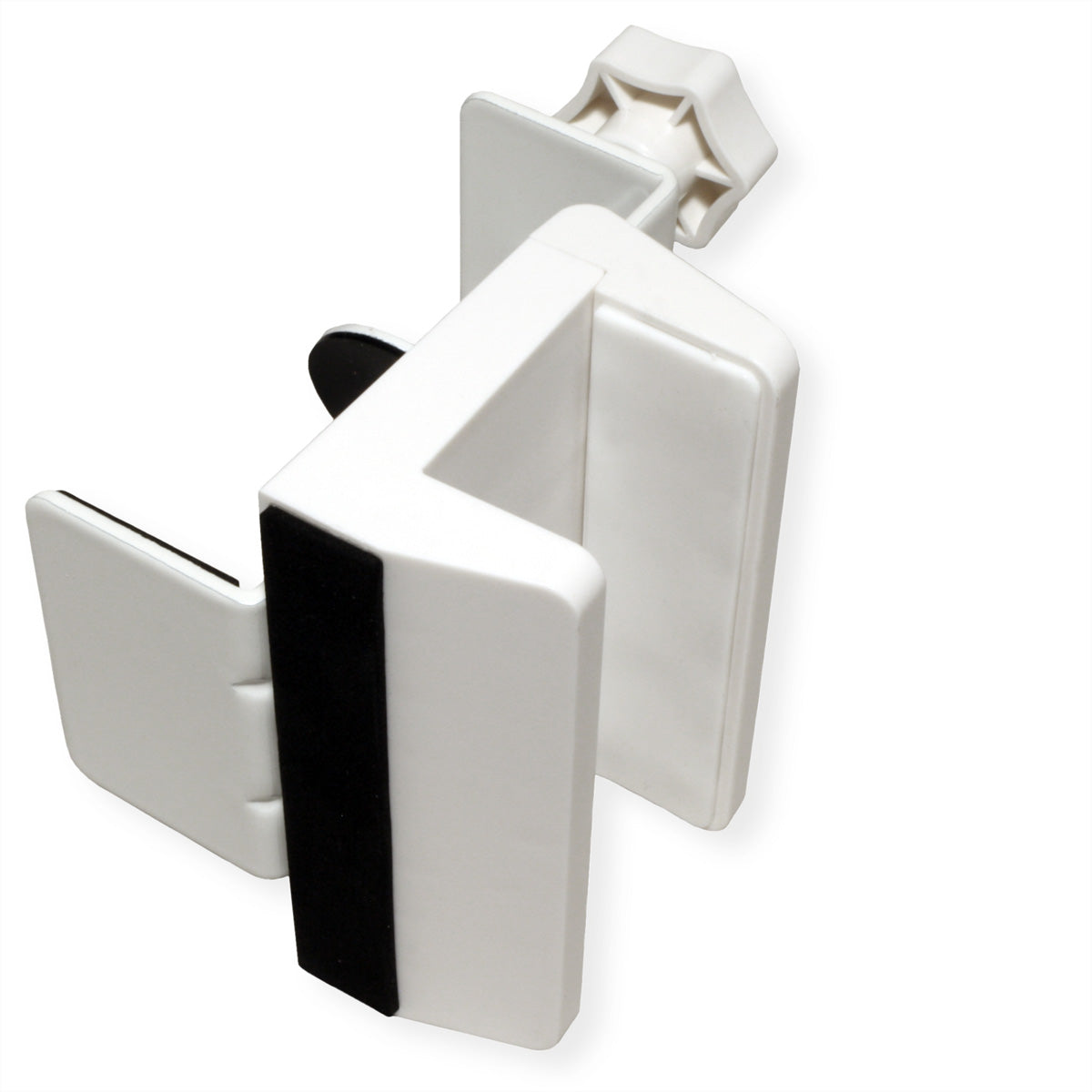 VALUE Kabel-Clip für Tisch/Bank – Klemmhalterung, Weiss, 100 × 129 × 82 mm