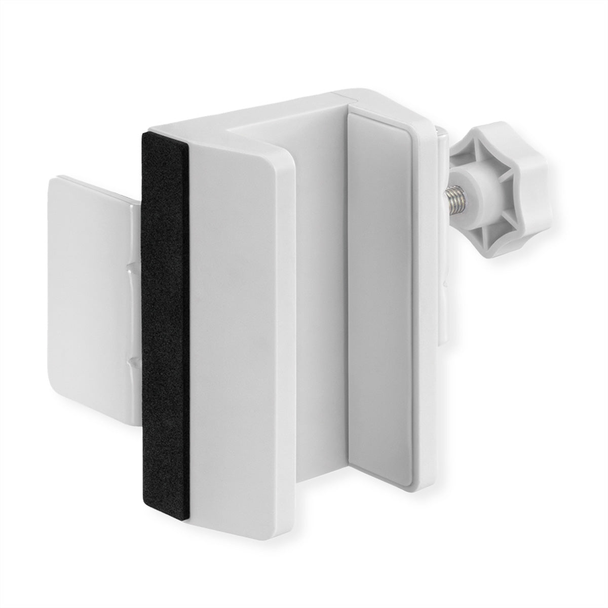 VALUE Kabel-Clip für Tisch/Bank – Klemmhalterung, Weiss, 100 × 129 × 82 mm