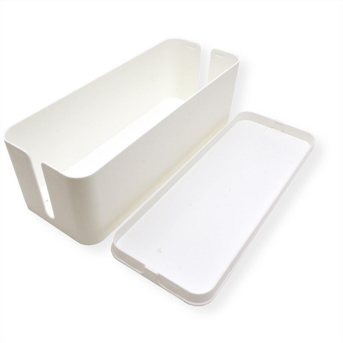 VALUE 781720 Kabelbox – weiss, Kunststoff, B 407 × H 133.5 × T 157 mm