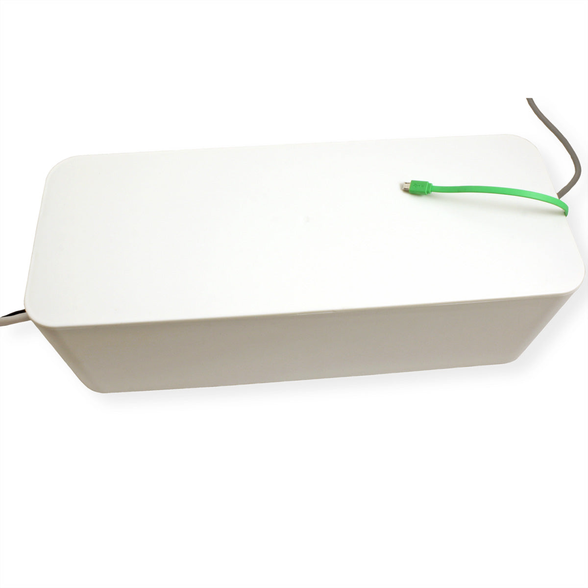 VALUE 781720 Kabelbox – weiss, Kunststoff, B 407 × H 133.5 × T 157 mm