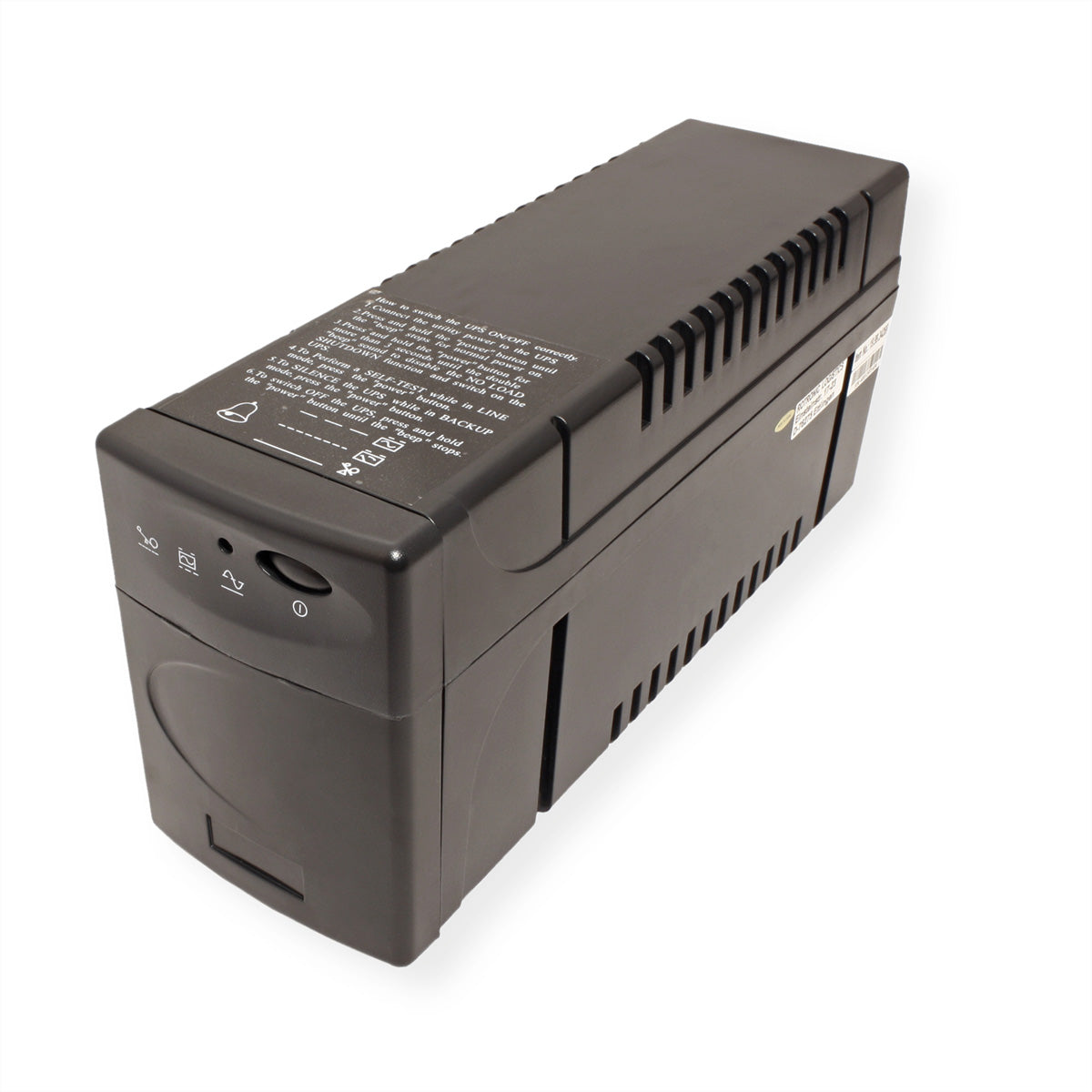 VALUE UPS 600 USV 0,6 kVA/420 W Line-Interaktiv – Tower – C13×2, Eingang IEC C14 – Schwarz