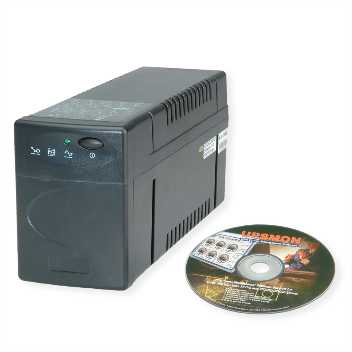 VALUE UPS 800 USV 800 VA/480 W Line-Interaktiv, USB – Tower – C13×2, Eingang IEC C14