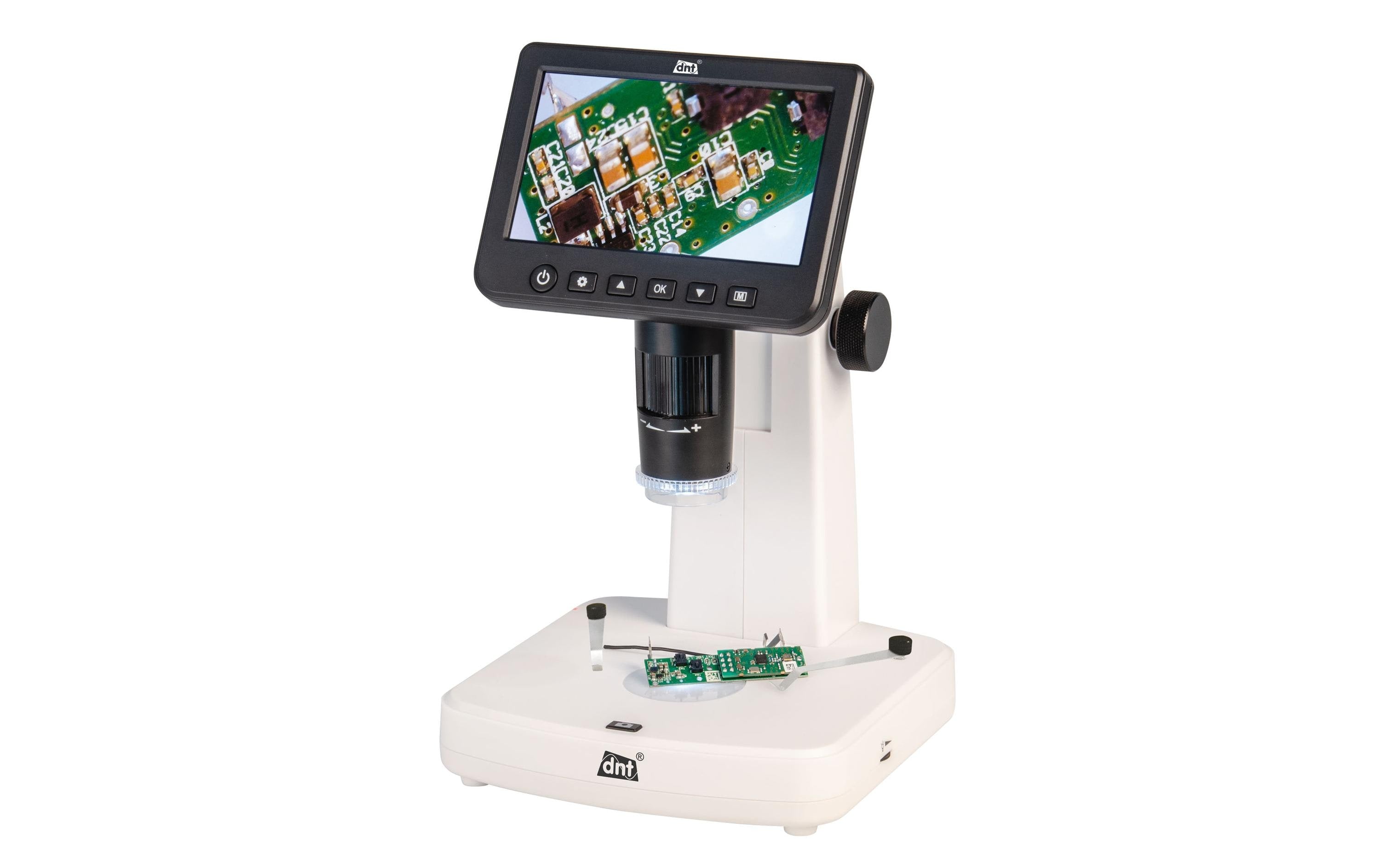 DNT UltraZoom PRO – Digitales Mikroskop – optisch 10–300×, digital bis 1'200×, externes Netzteil